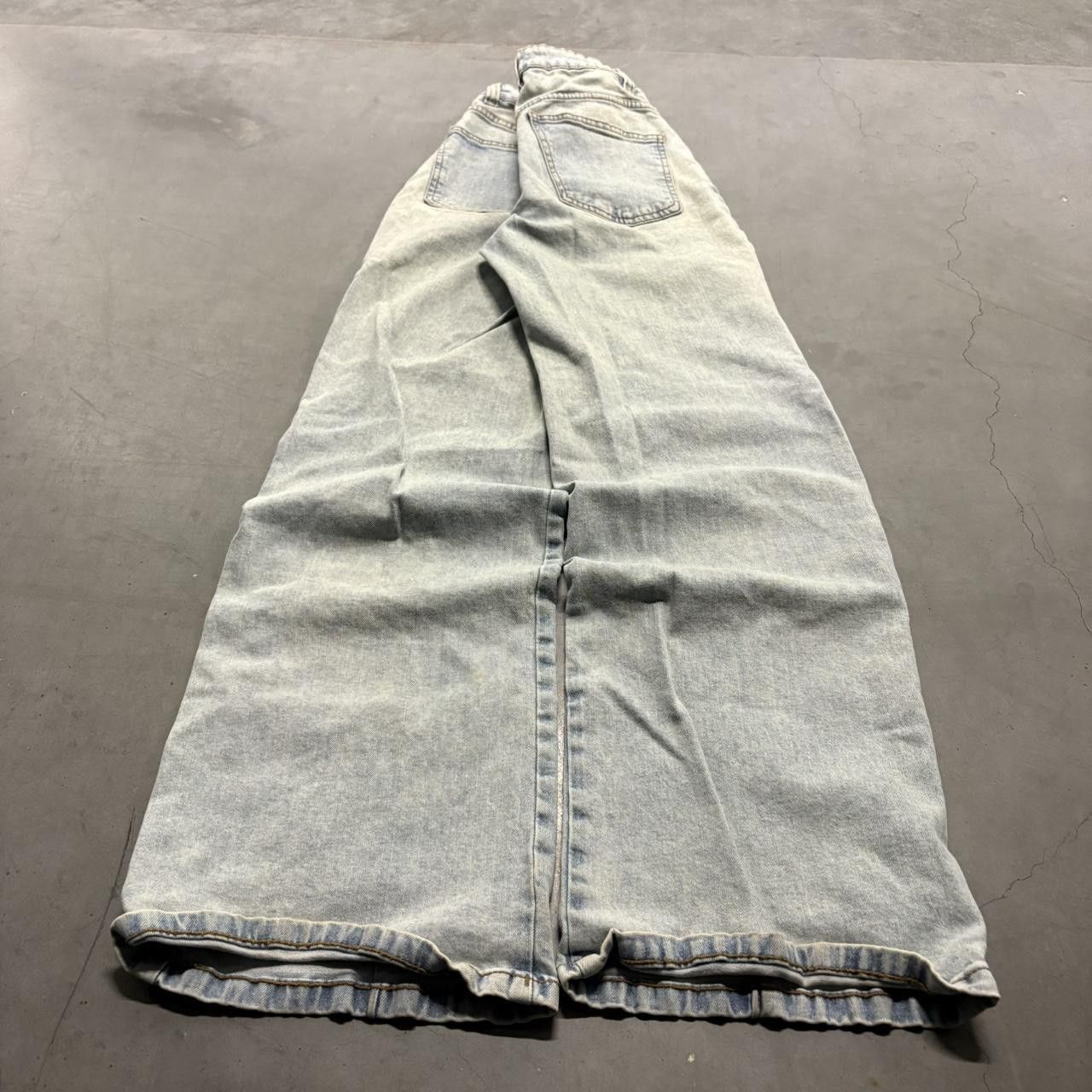 Vintage Crazy Vintage Y2K/2000s Baggy Wideleg Light Wash Denim Jeans! Size 24" / US 00 / IT 34 - 4 Thumbnail