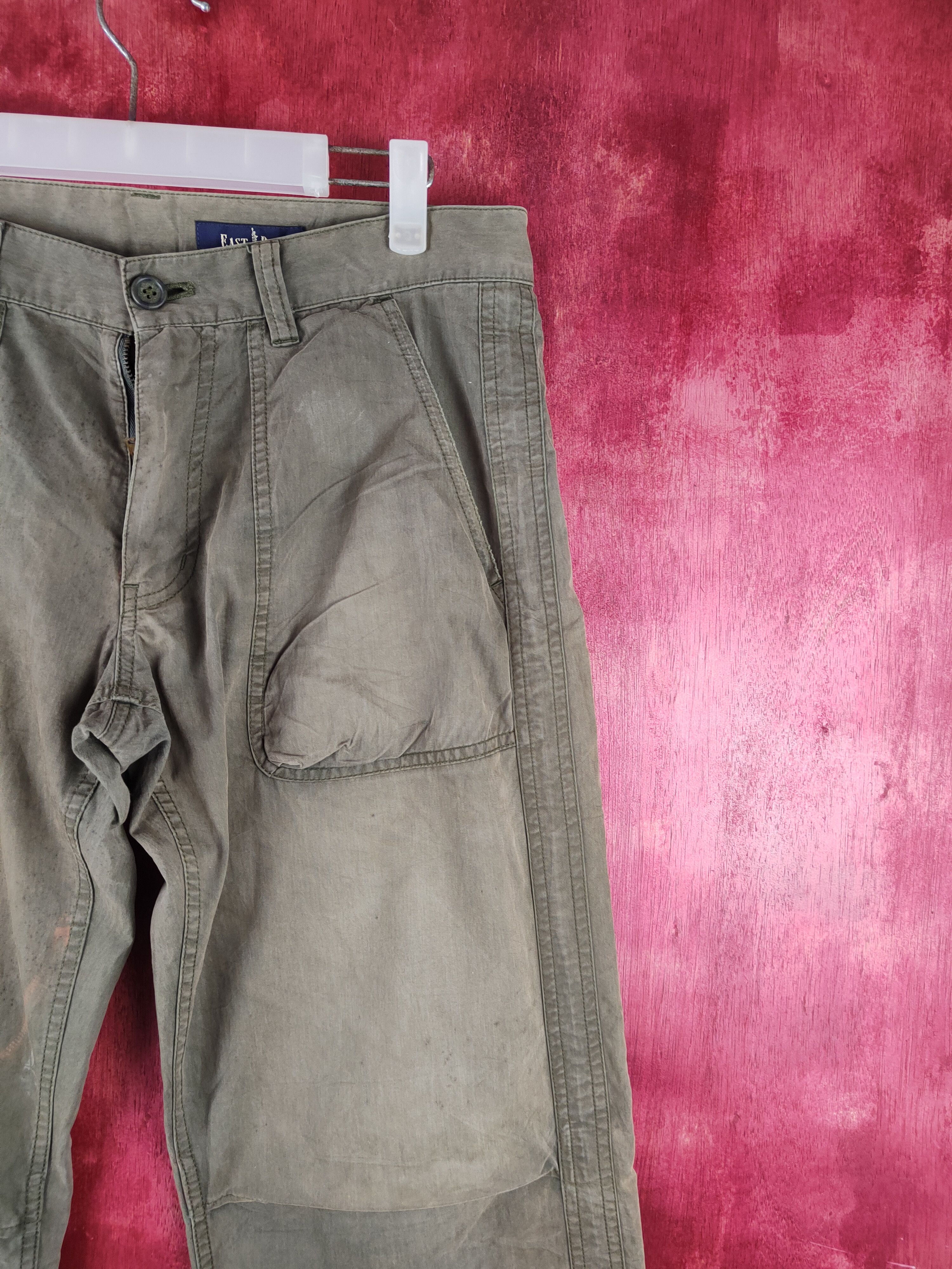 Japanese Brand East Boy Dark Olive RUSTY Bush Pants N#S35 Size US 32 / EU 48 - 5 Thumbnail
