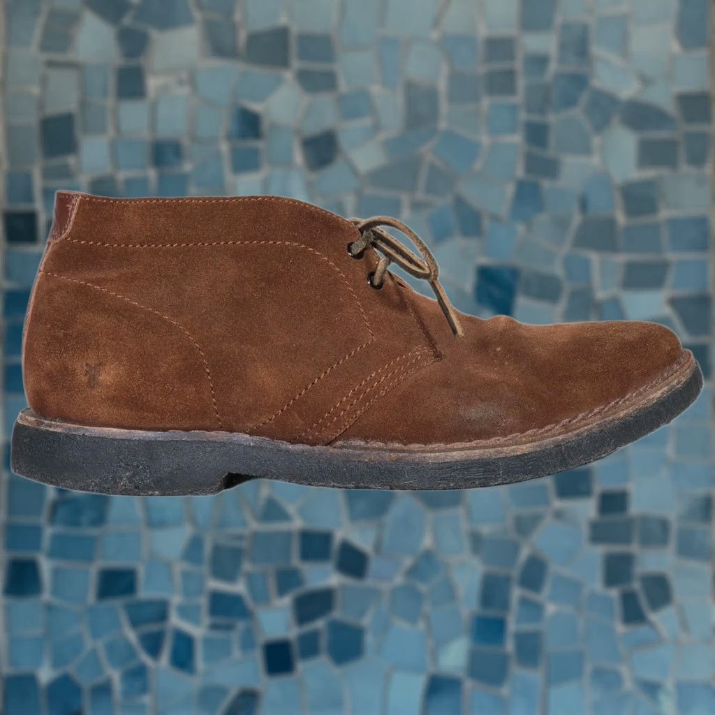 Frye Frye Arden Chukka Boots Brown Suede 81380 Crepe Sole Mens US 11 Size US 11 / EU 44 - 1 Thumbnail