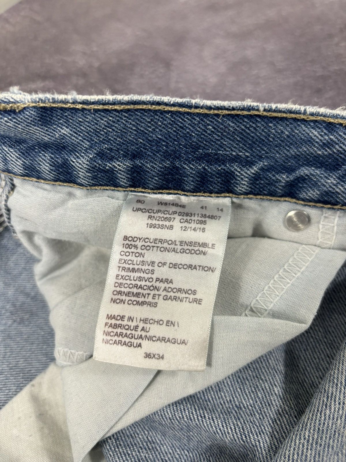 Dickies Vintage Dickies Y2K American Denim Blue Hype Baggy Jeans Size US 36 / EU 52 - 14 Thumbnail