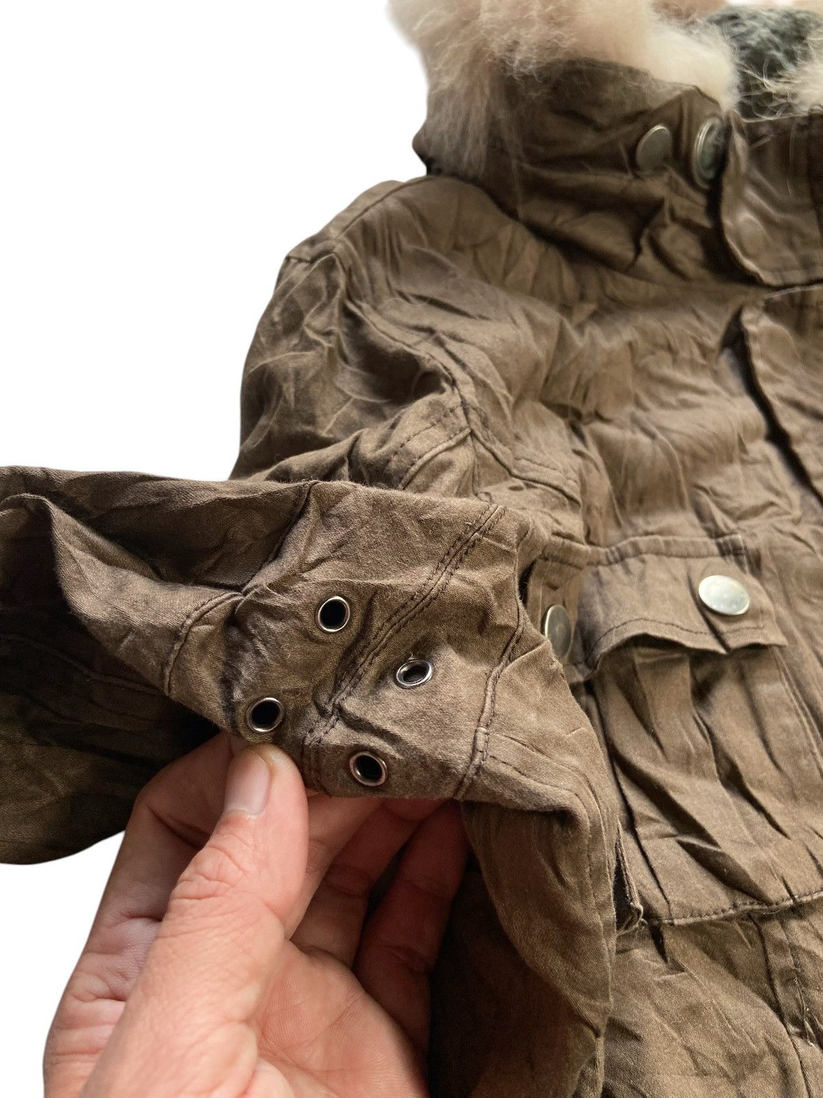 Japanese Brand JAPANESE BONDAGE SPLENDEUR FUR MULTI POCKET PUNK JACKET Size US S / EU 44-46 / 1 - 8 Thumbnail