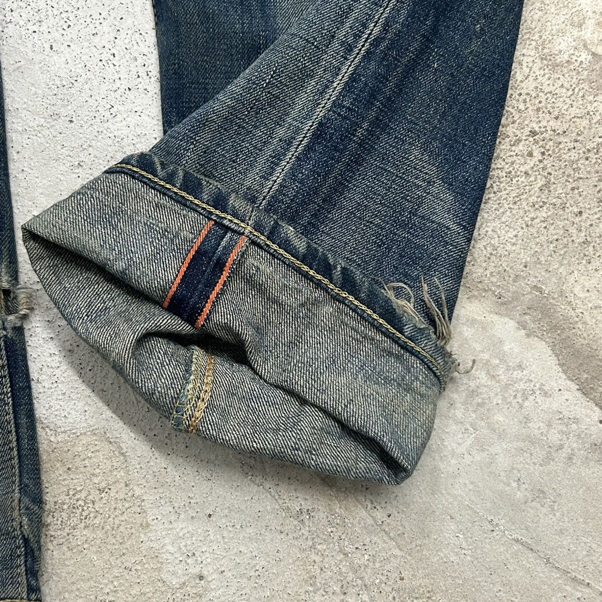 Edwin Vintage Edwin Selvedge Mud Washed Clawn Marks Size US 33 - 5 Thumbnail
