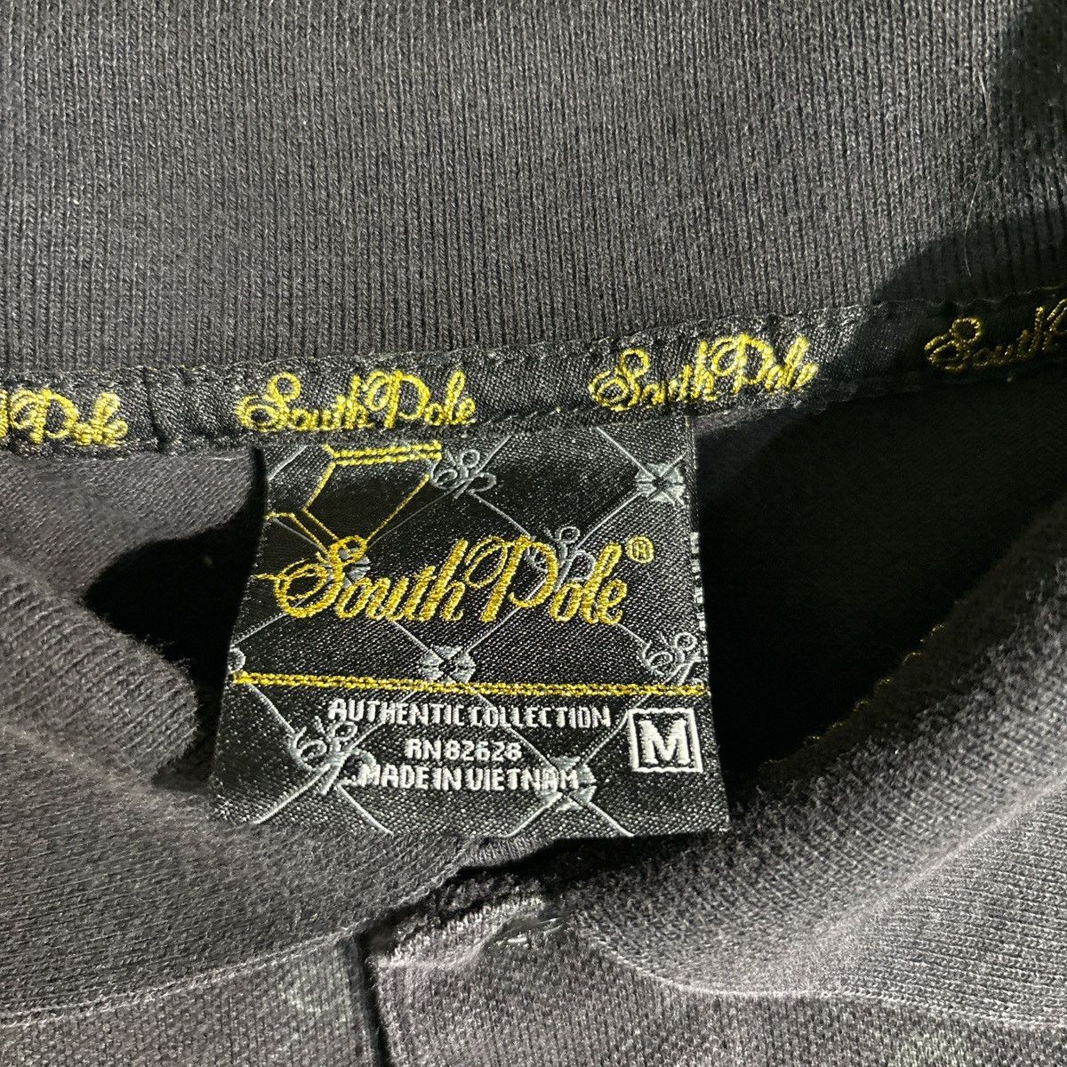 Southpole Y2K AOP Southpole Black Polo Shirt Size M Size US M / EU 48-50 / 2 - 4 Thumbnail