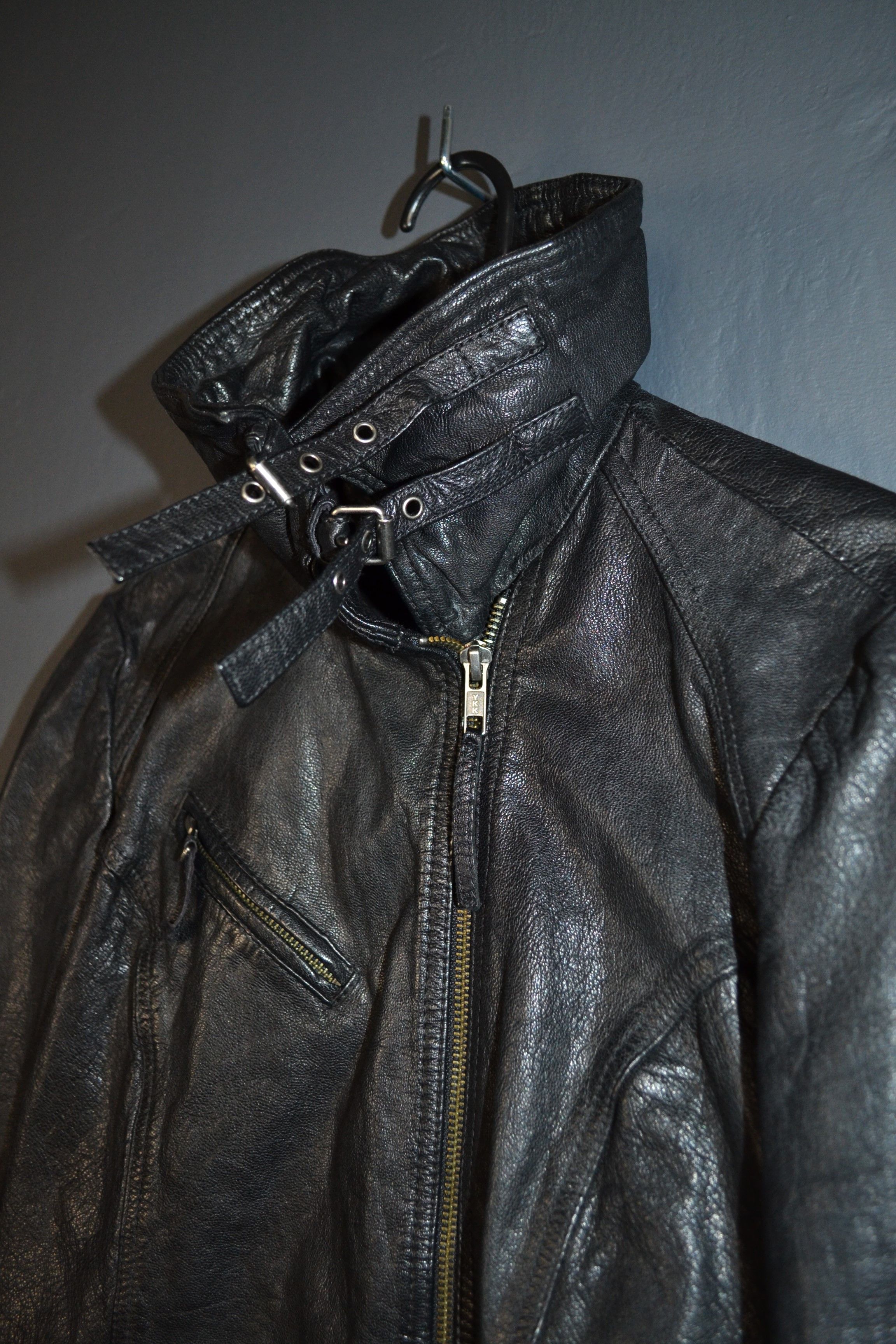 Allsaints All Saints Belvedere Leather Biker Jacket 8 US Size M / US 6-8 / IT 42-44 - 7 Thumbnail