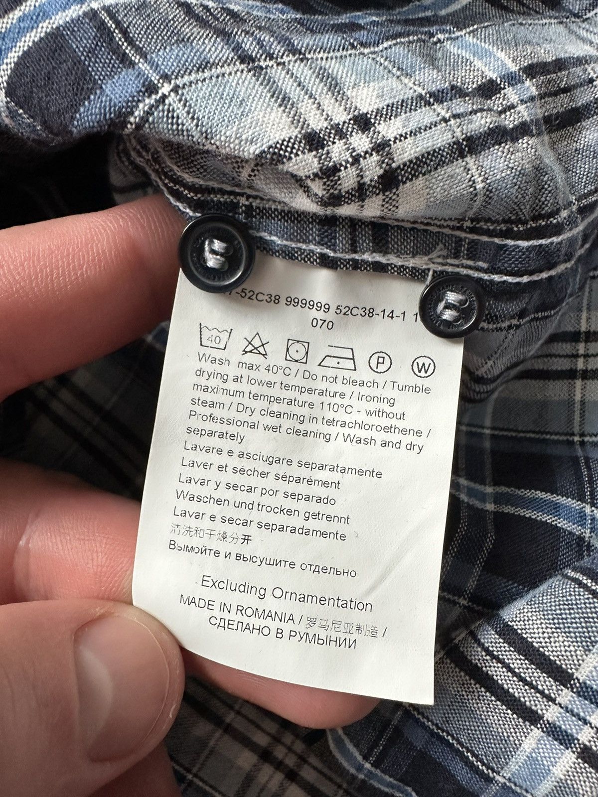 Trussardi × Vintage Shirt Trussardi jeans vintage streetwear size 39 Size US M / EU 48-50 / 2 - 12 Thumbnail