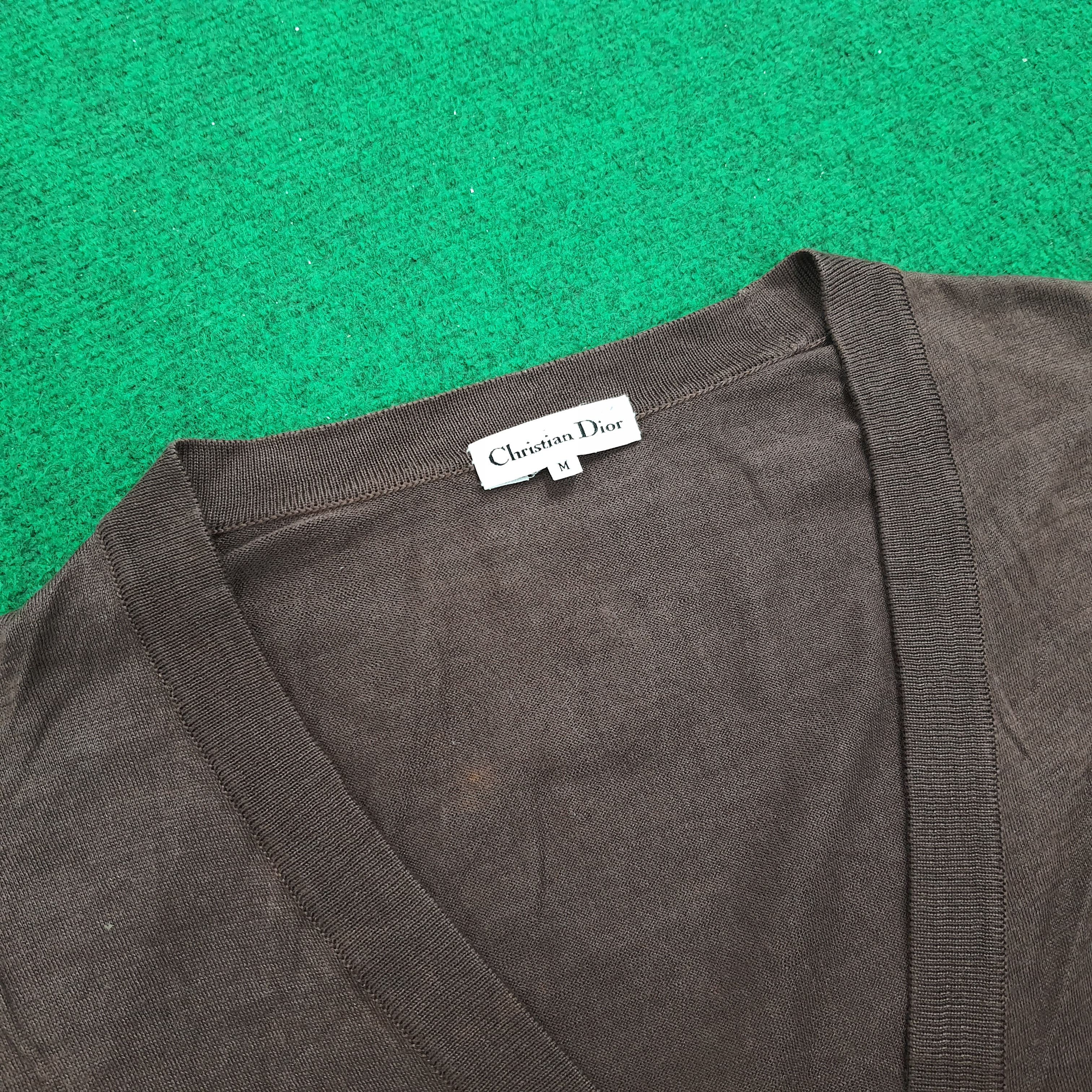Christian Dior Monsieur × Vintage Vintage Christian Dior Cardigans C19N5 Size M / US 6-8 / IT 42-44 - 3 Thumbnail