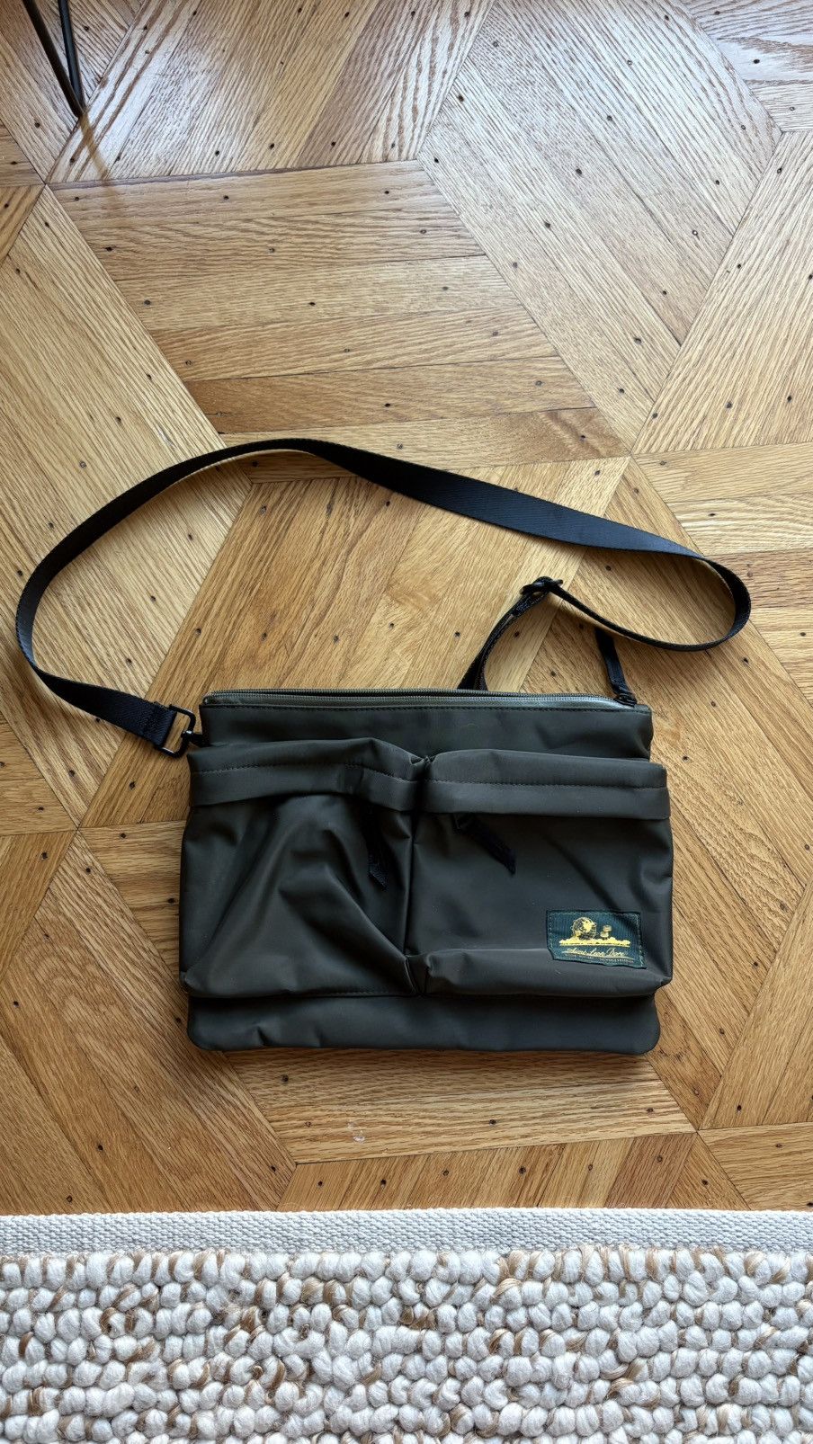 AIMÉ LEON DORE Nylon Duffle Bag オリーブ Borsa Aime Leon Dore x New Balance Duffle Bag Green | Hype