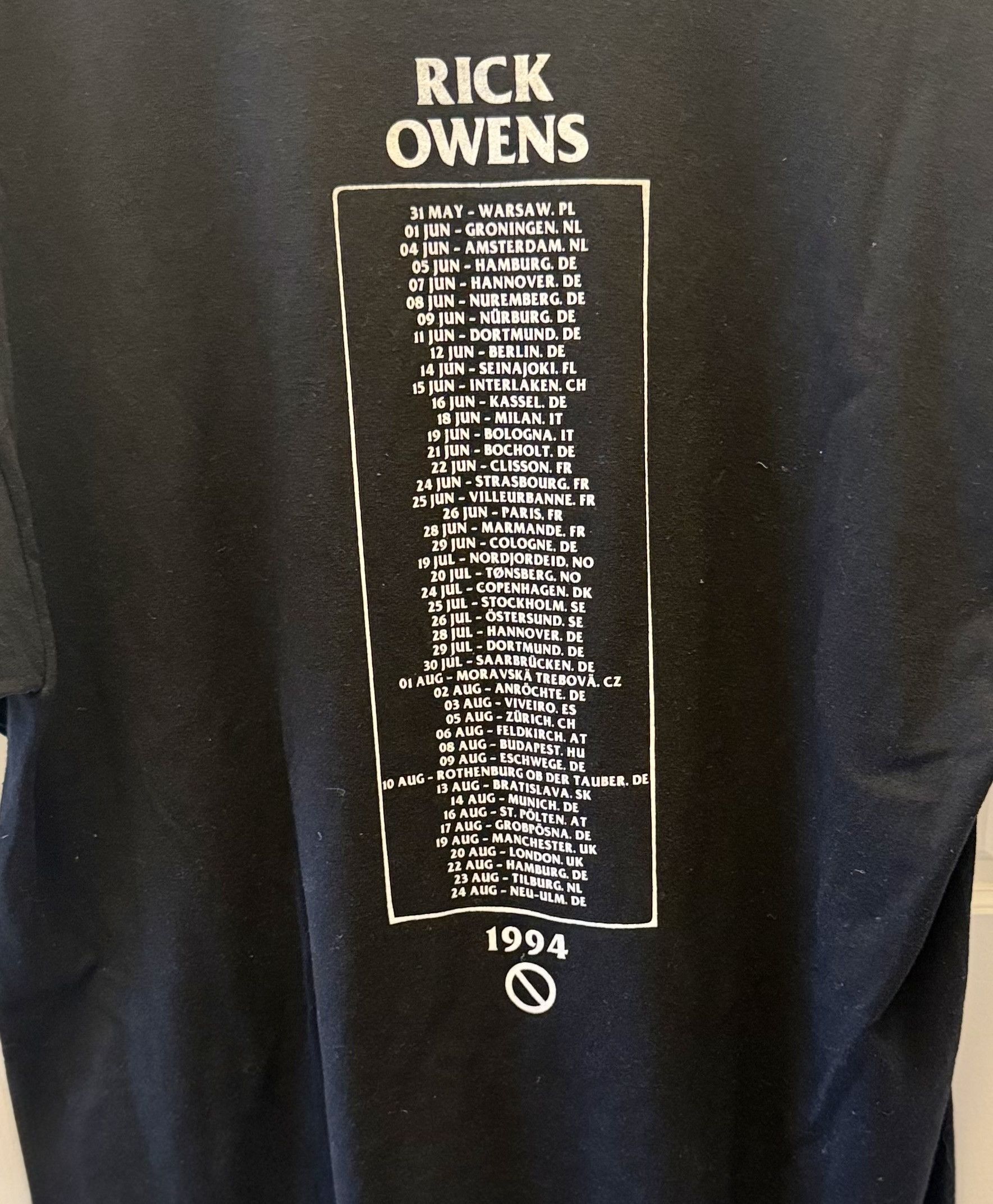 Rick Owens Bleach Tour 2004 T-Shirt Size US XL / EU 56 / 4 - 2 Thumbnail