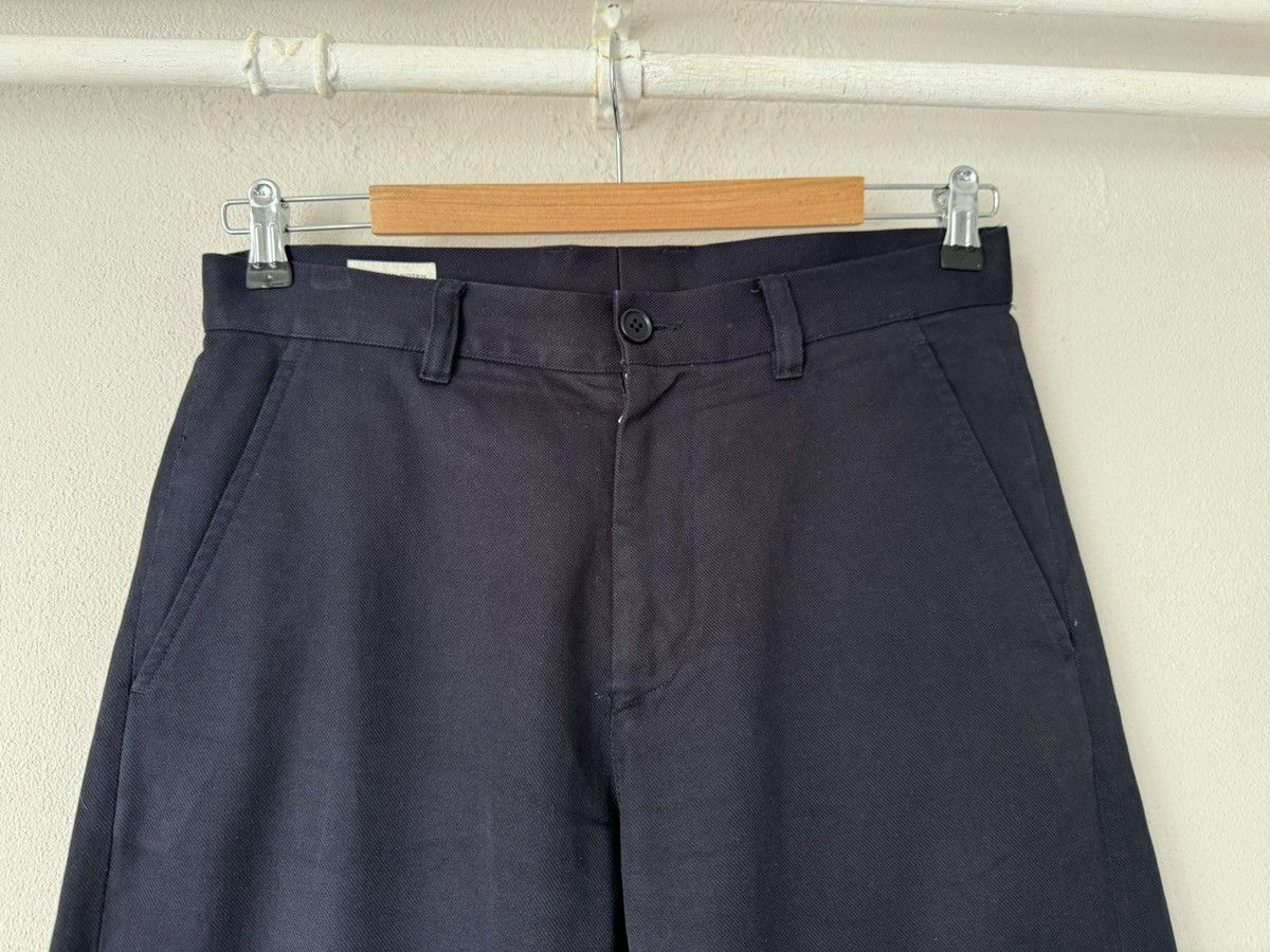 Dries Van Noten Navy Cotton Trousers Size US 30 / EU 46 - 2 Thumbnail
