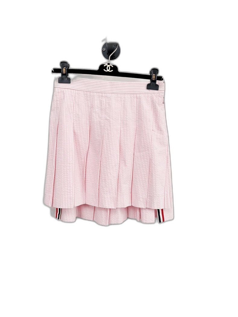 Thom Browne Thom Browne Pink Pleated Skirt Size 38 Size 38" / US 16 / IT 52 - 1 Thumbnail