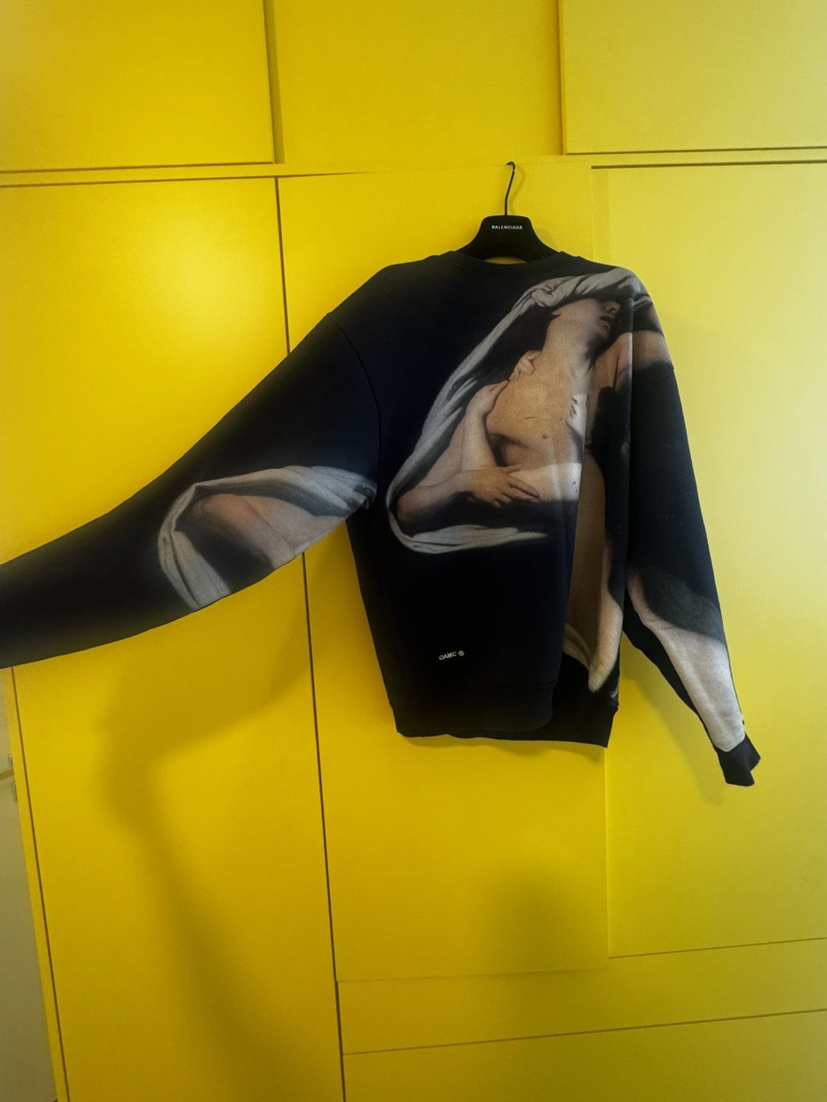 OAMC OAMC Graphic Sweatshirt – Black Size US M / EU 48-50 / 2 - 4 Thumbnail