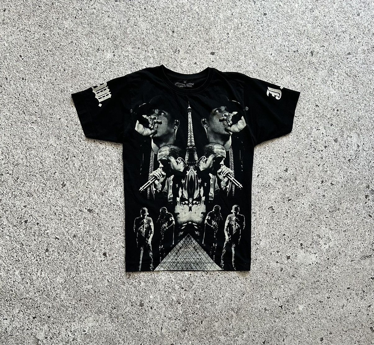 Jay-Z × Kanye West Vintage Kanye West x Jay Z Watch The Throne Europe Tee Size US S / EU 44-46 / 1 - 3 Thumbnail