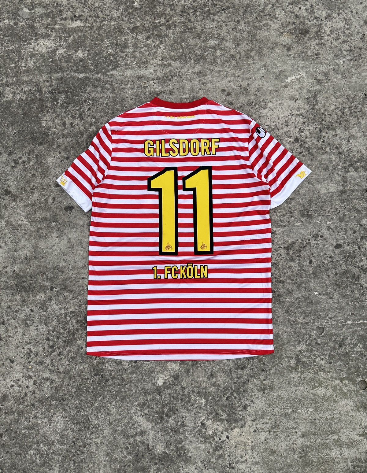 Vintage Vintage Uhlsport 1.FC Koln 11 Gilsdorf Soccer Jersey XL Rare Size US XL / EU 56 / 4 - 6 Thumbnail