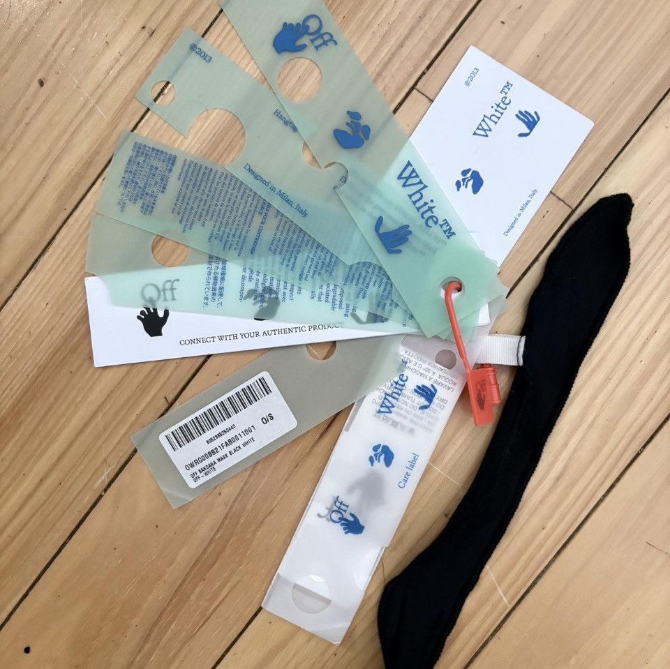 Off-White Off-White black bandana/face mask Size ONE SIZE - 3 Thumbnail