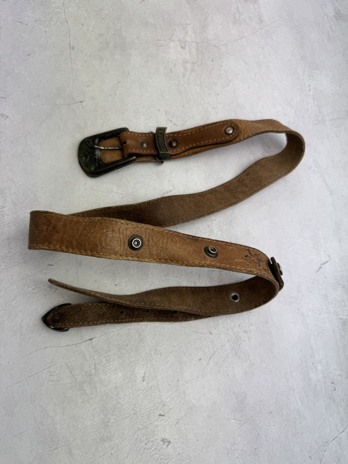 Camel Camel trophy Leather Brown Belt Vintage Size ONE SIZE - 1 Thumbnail