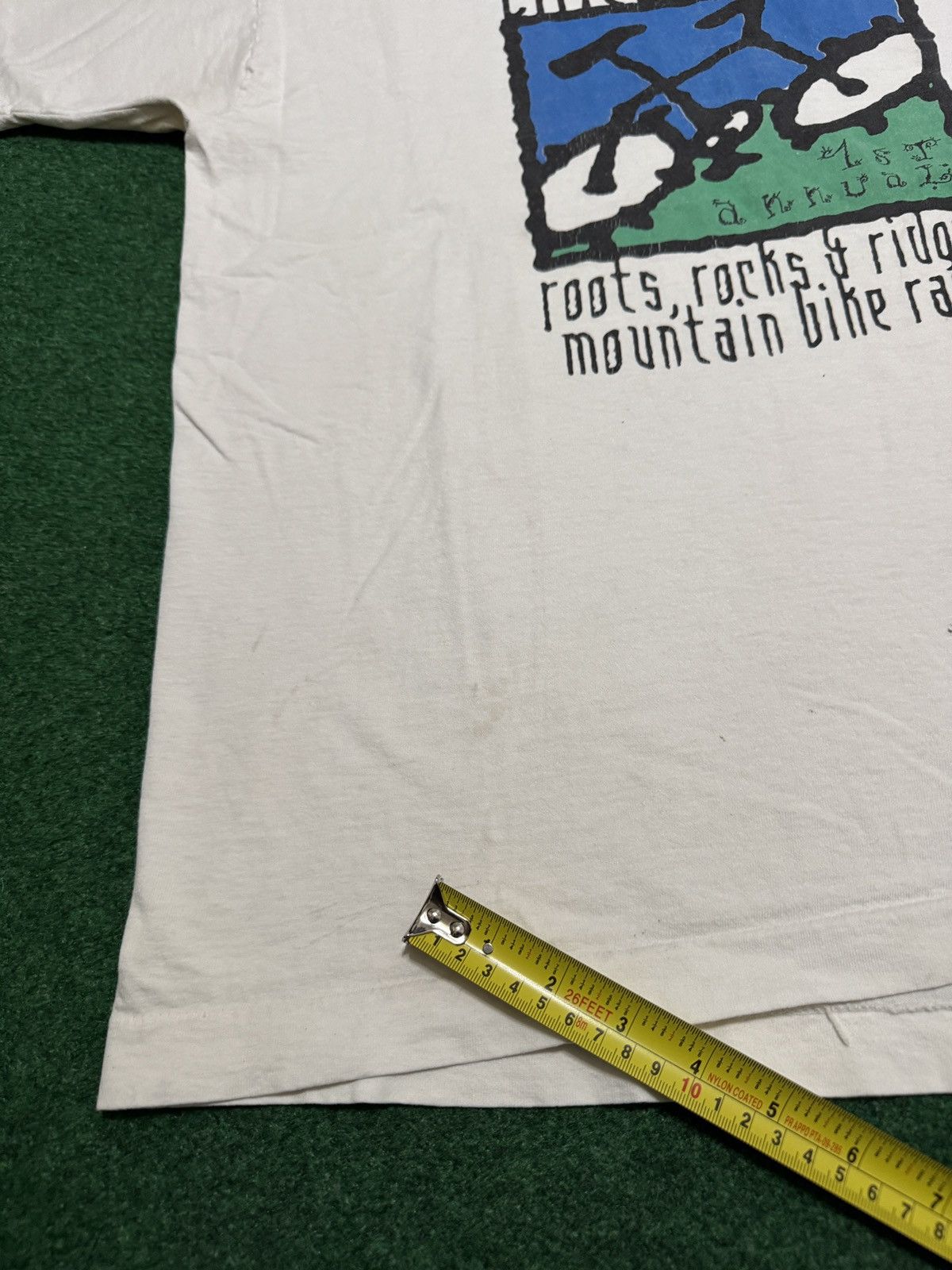 Vintage Ellicottville 1st Annual Mountain Bike Race T Shirt 22.5x28 Size US XL / EU 56 / 4 - 9 Thumbnail