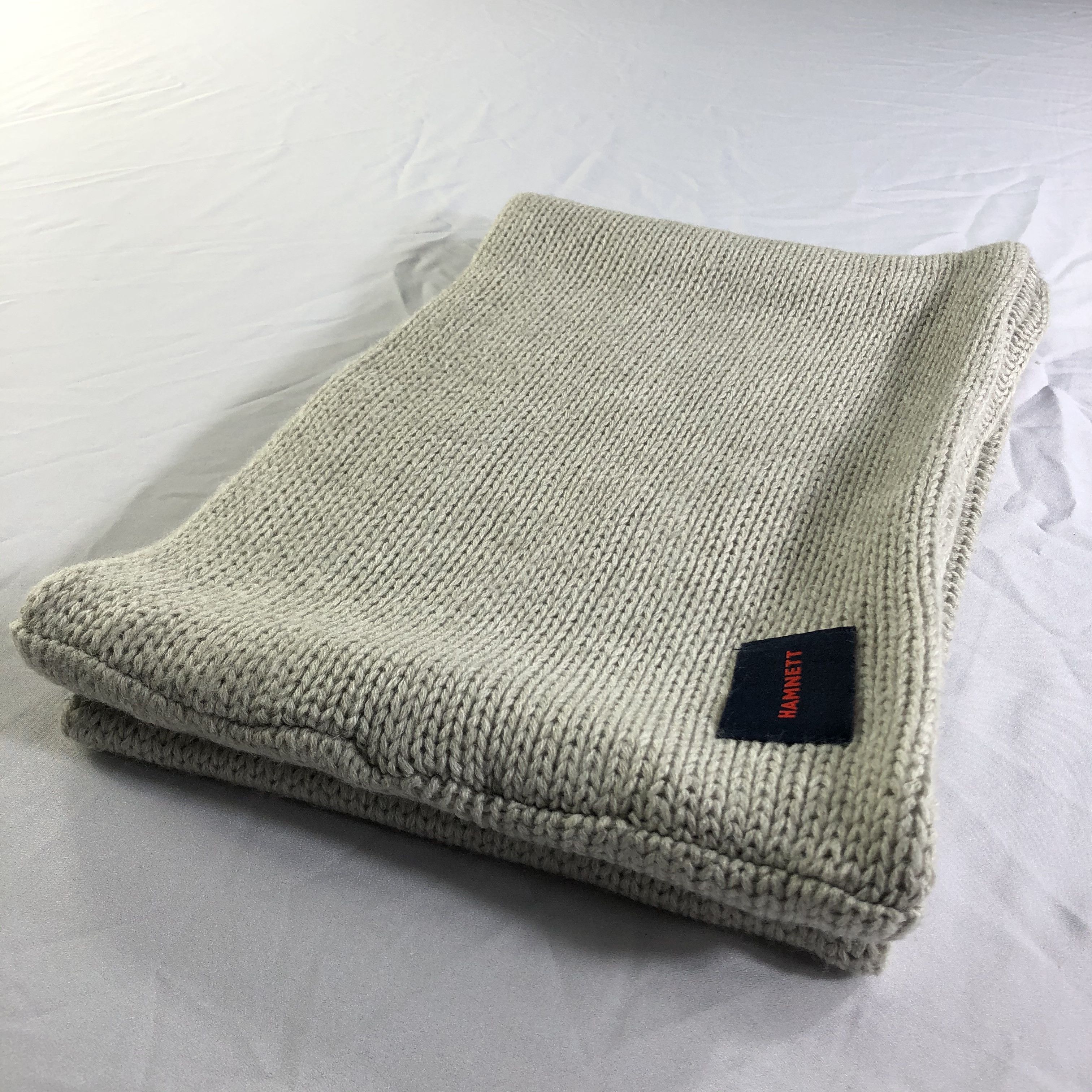 Katharine Hamnett London Hamnett Knit Wool Infinity Scarf Muffler Neckwear V2571 Size ONE SIZE - 3 Thumbnail
