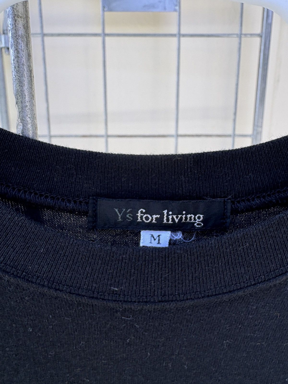 Y's Y's for living Yohji Yamamoto black T-shirt Size US M / EU 48-50 / 2 - 3 Thumbnail