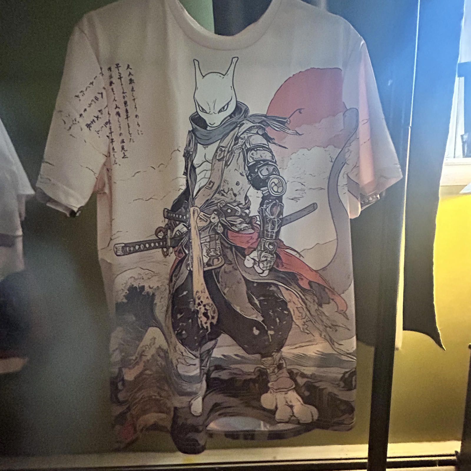 Unknown London Epic Samurai Cat Warrior Graphic T-Shirt - Medium Size US M / EU 48-50 / 2 - 3 Thumbnail