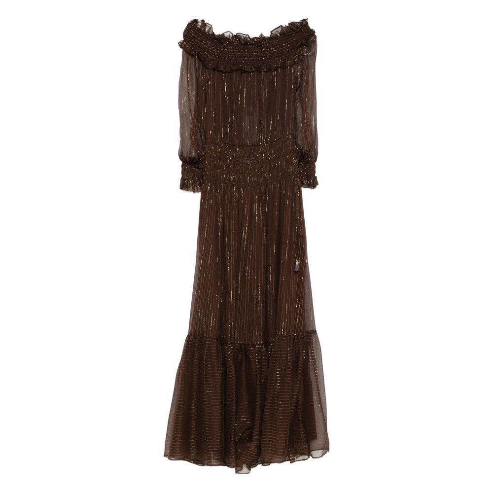 Self-portrait BROWN Dresses - Evening Dresses