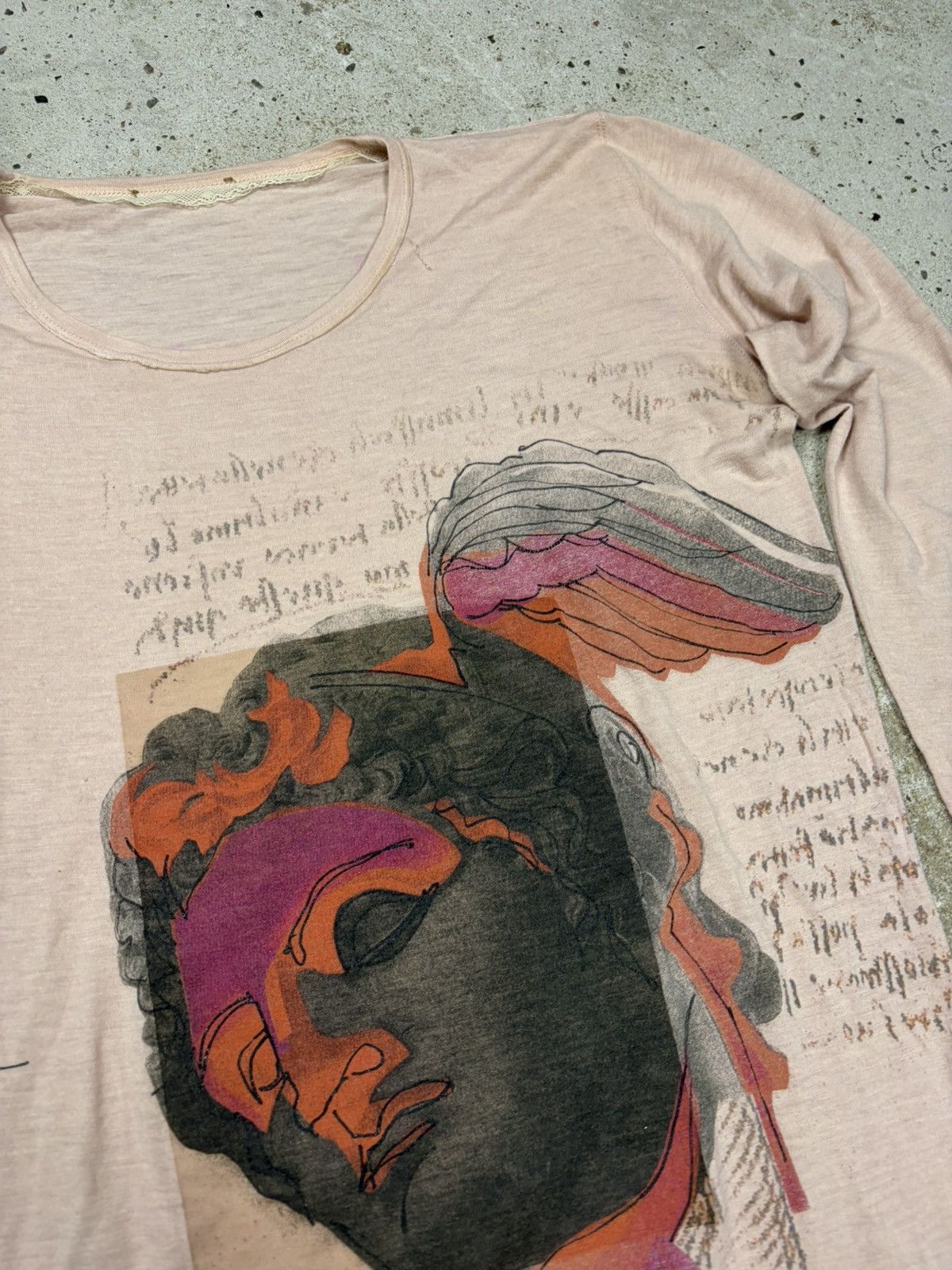John Galliano Vintage 2000s John Galliano Overprint Abstract Print Tee Size US S / EU 44-46 / 1 - 10 Thumbnail