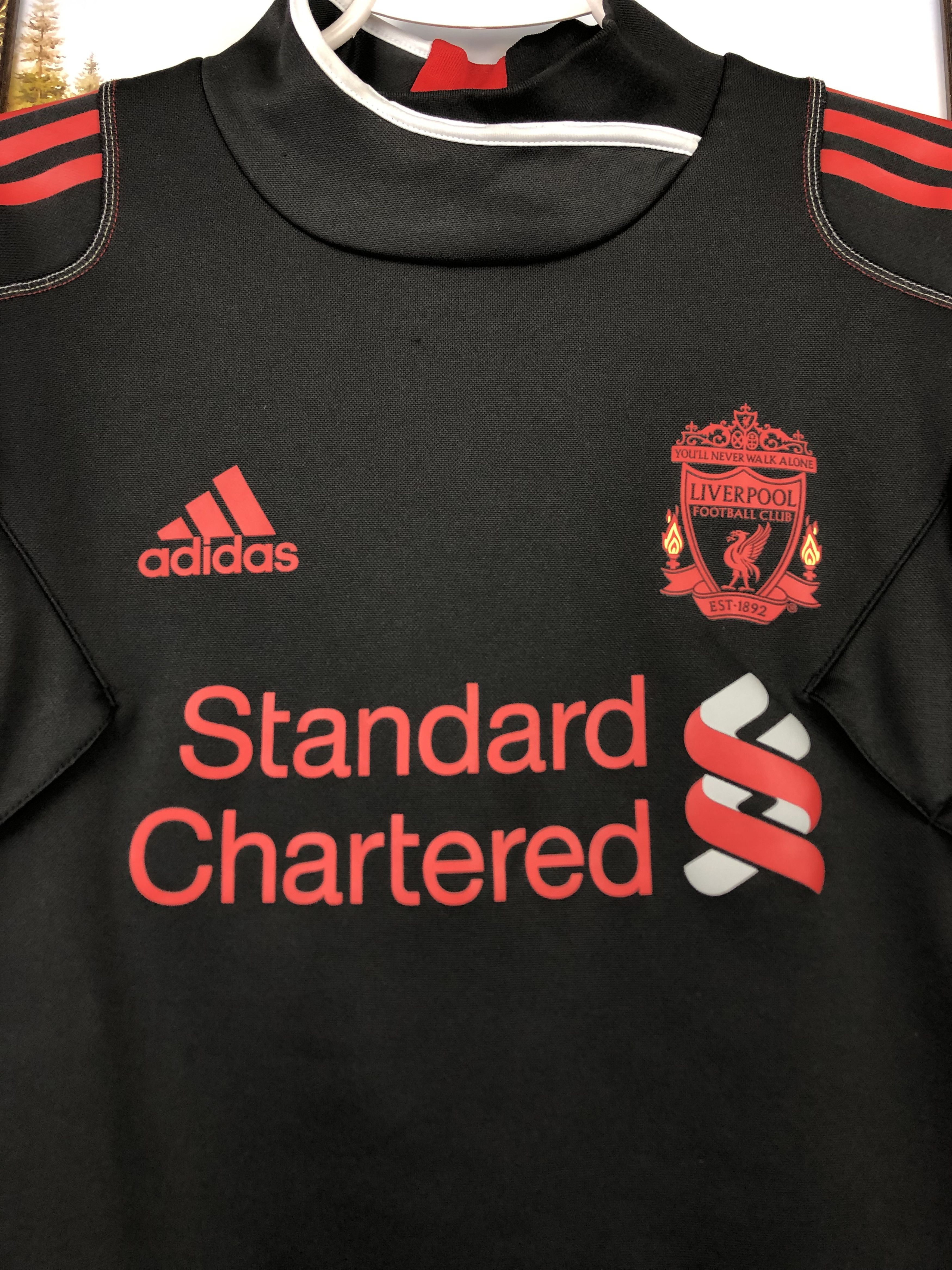 Adidas Vintage Liverpool Football Warm Up Sweatshirt Soccer Jacket Size US S / EU 44-46 / 1 - 3 Thumbnail