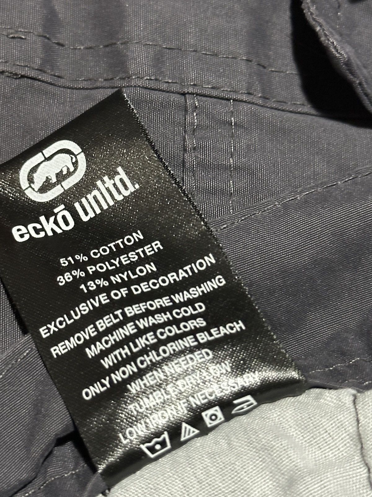 Ecko Unltd. Vintage Y2K Ecxo unltd grey cargo Mens Skate Shorts Size US 38 / EU 54 - 10 Thumbnail