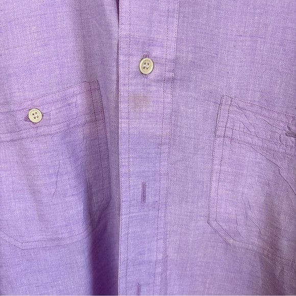 Hathaway Golf HATHAWAY Vintage Madras shirt short sleeve Lavander size XL Size US XL / EU 56 / 4 - 3 Thumbnail