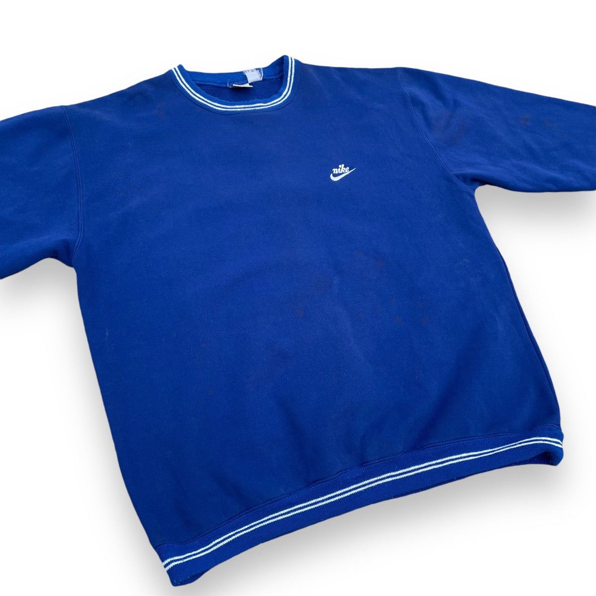 Nike VINTAGE 90s NIKE EMBROIDERED LOGO SPELL OUT SWEATSHIRT Size US XL / EU 56 / 4 - 3 Thumbnail