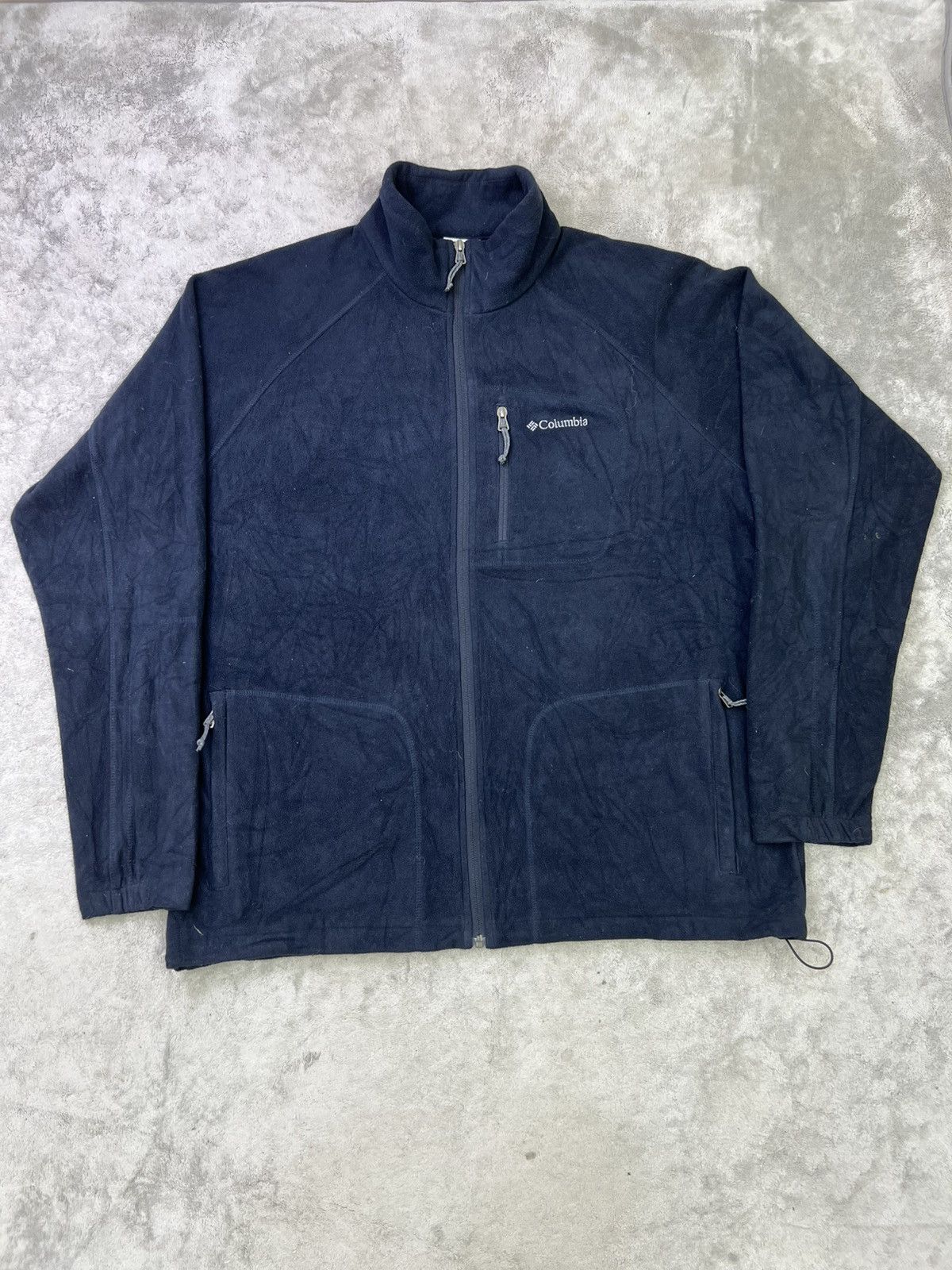 Columbia Vintage 2000s Columbia Interchange Fleece Jacket Navy Size US XL / EU 56 / 4 - 1 Thumbnail