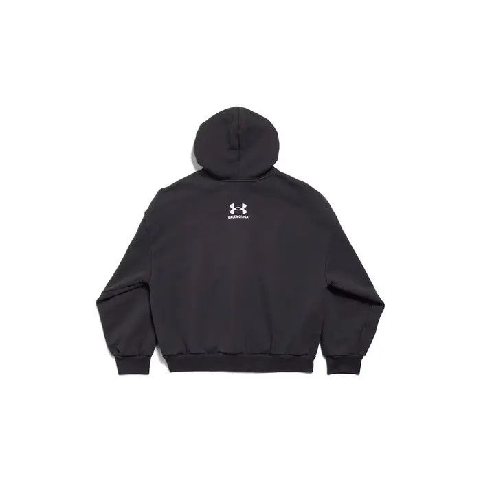 Balenciaga × Under Armour oc11z0326 Under Armour® Zip-Up Hoodie Regular Fit in Black Size XS / US 0-2 / IT 36-38 - 6 Thumbnail