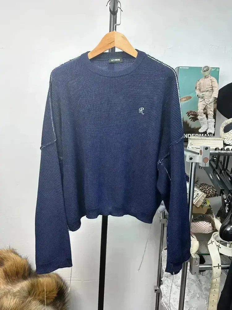 Raf Simons Raf Simons 19ss inside out small logo sweater Size US M / EU 48-50 / 2 - 1 Thumbnail