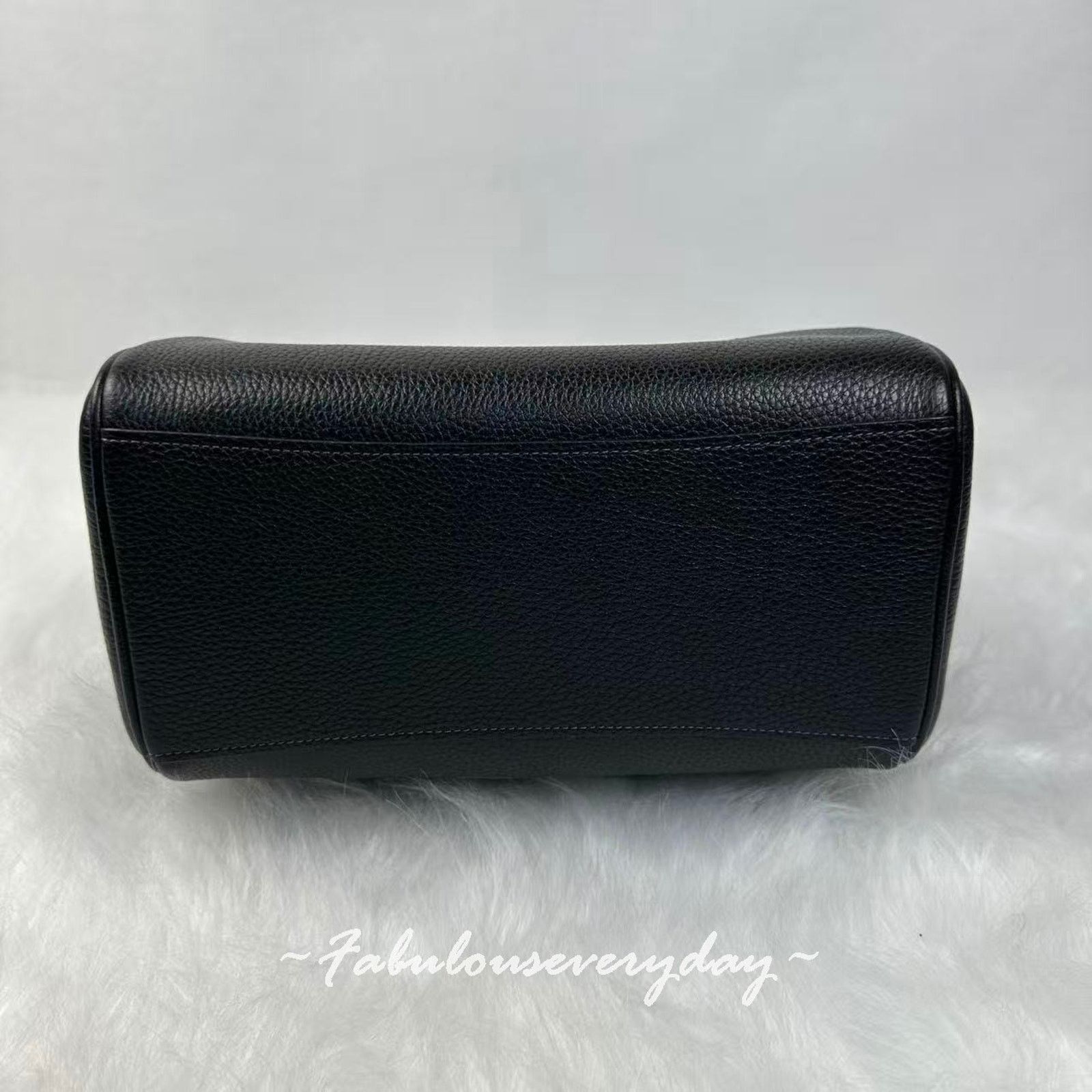 Coach Coach Rowan Satchel Shoulder/Crossbody Leather/Silver/Black Size ONE SIZE - 5 Thumbnail