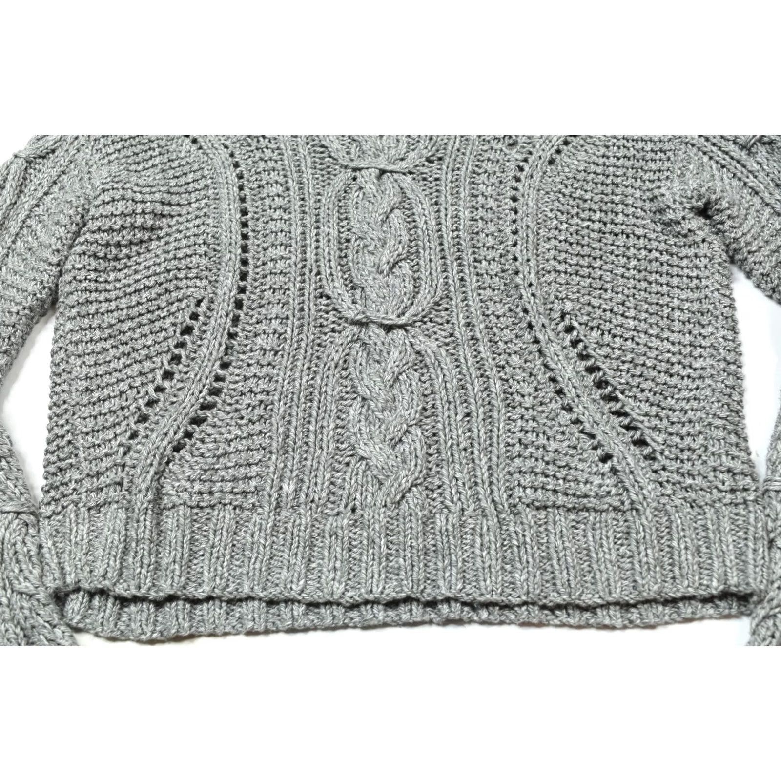 Vince Vince Gray Knit Sweater Long Sleeve Pullover Womens XS Regular Size Pullover Knit Pattern Solid Winter Fall Spring Casual Women’s Size XS / US 0-2 / IT 36-38 - 4 Thumbnail
