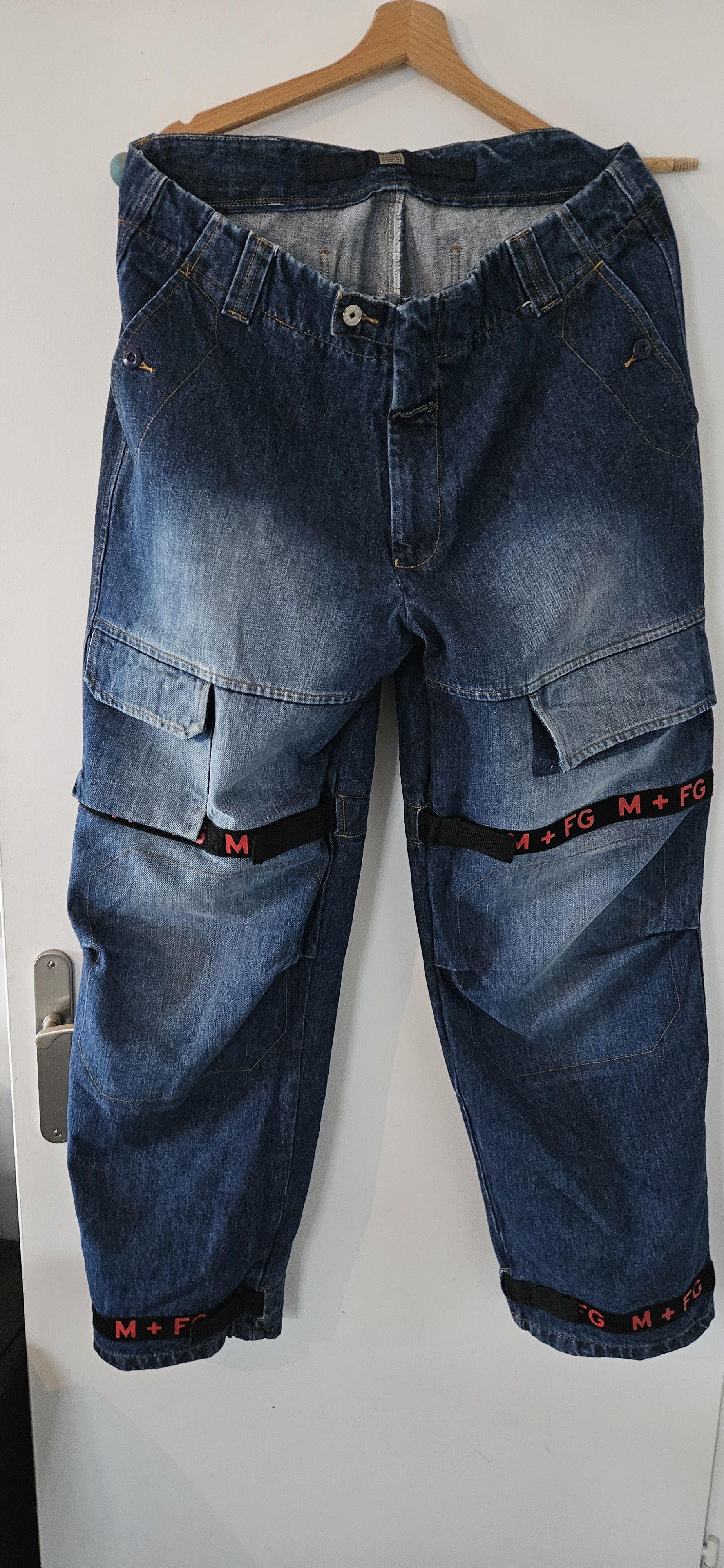 Marithe + Francois Girbaud Jean Baggy Vintage Martithé+François Girbaud taille 38M Size US 38 / EU 54 - 1 Thumbnail