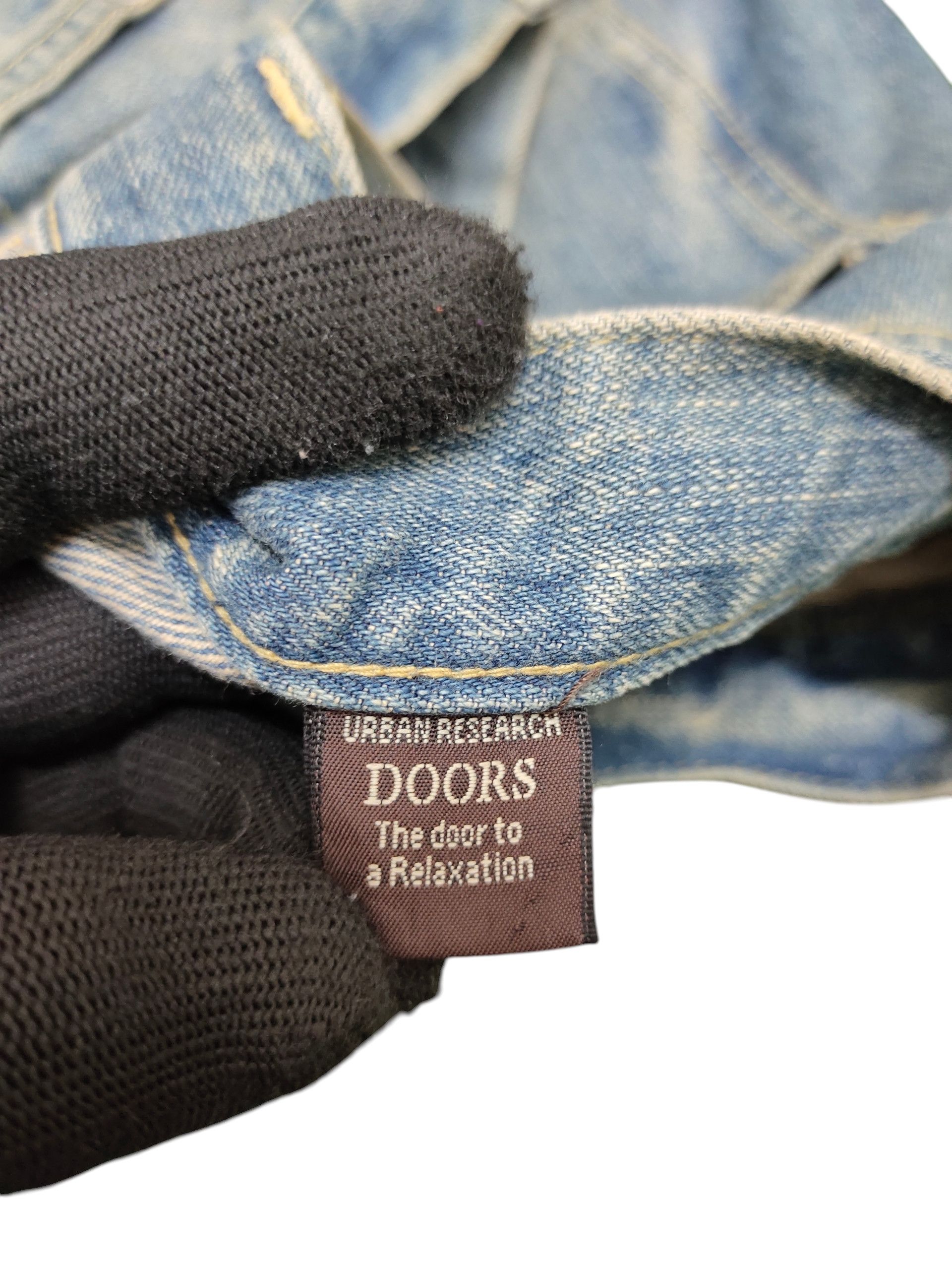 Comme des Garcons × Undercover Vintage Urban Research Doors Japan Patchwork Distress Jeans Size US 28 / EU 44 - 10 Thumbnail