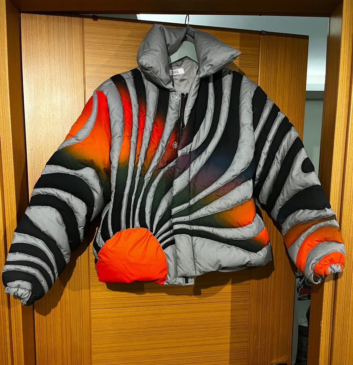ERL ERL Quilted Tiger Camo Pattern Down Puffer Jacket | Grailed
