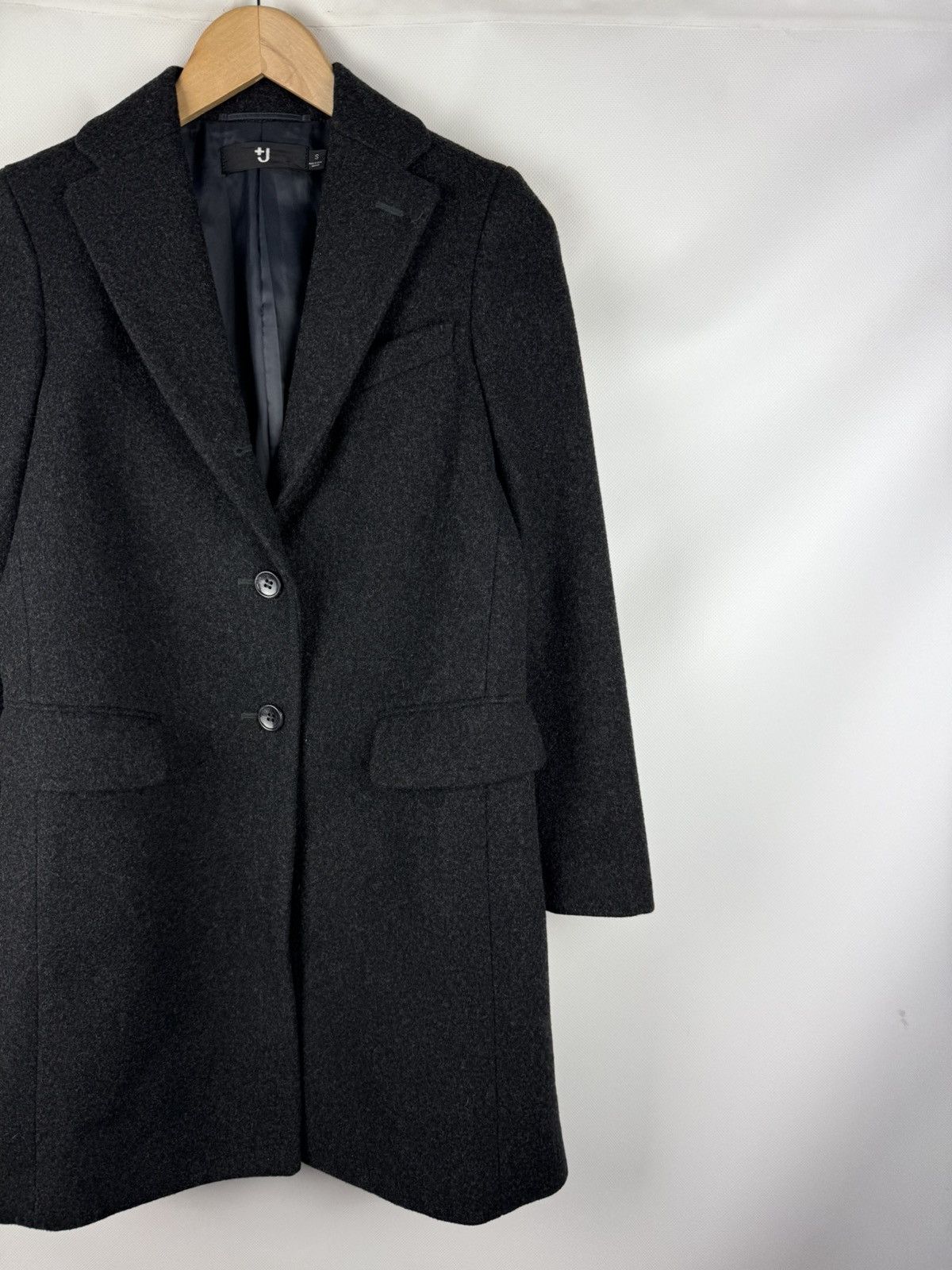 Jil Sander × Uniqlo +J Jil Sander Uniqlo Ladies Single Breasted Wool Coat Jacket Size S / US 4 / IT 40 - 3 Thumbnail