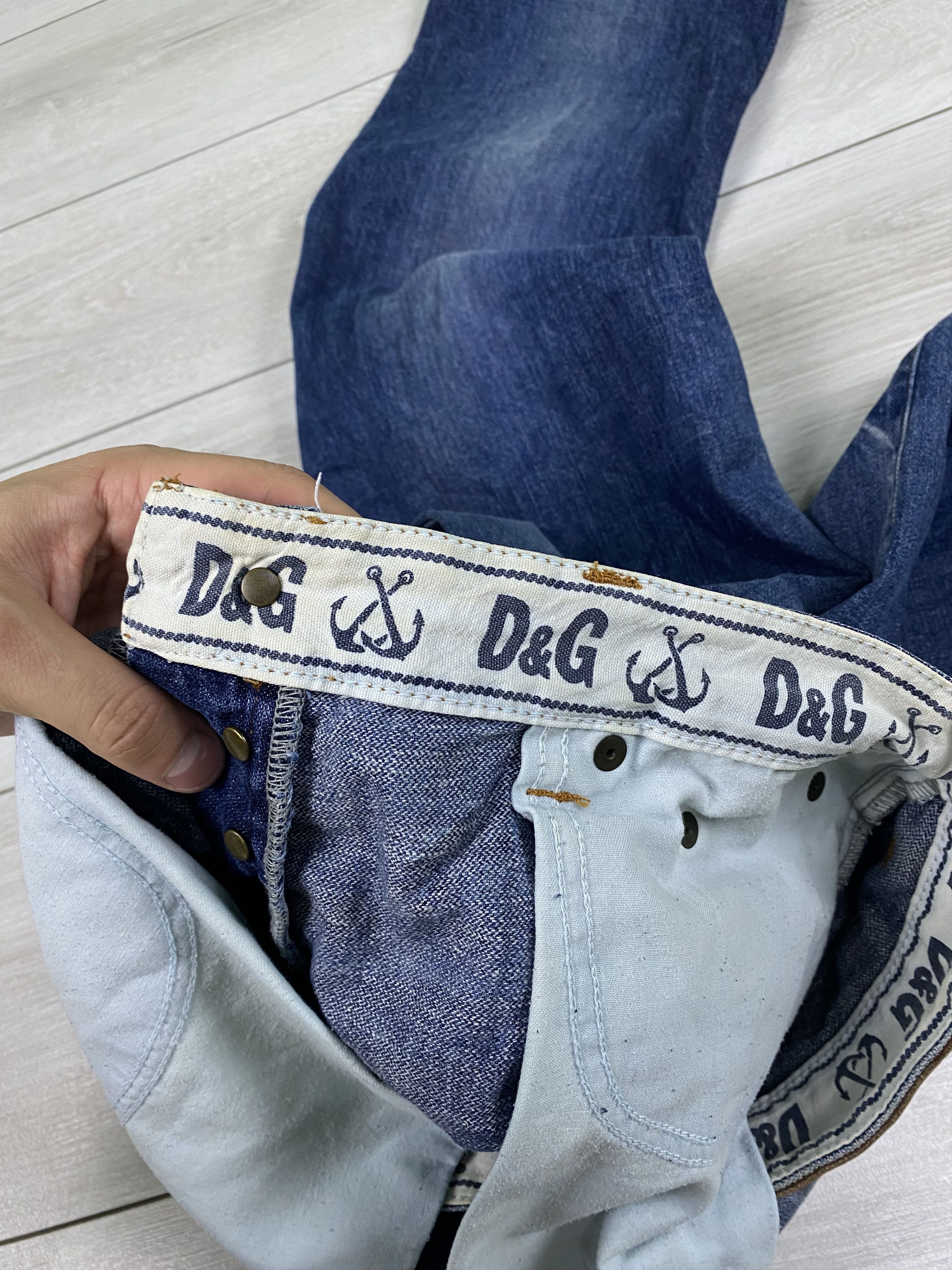 Dolce & Gabbana Vintage Dolce & Gabbana marina yachting distressed jeans Size US 30 / EU 46 - 14 Thumbnail