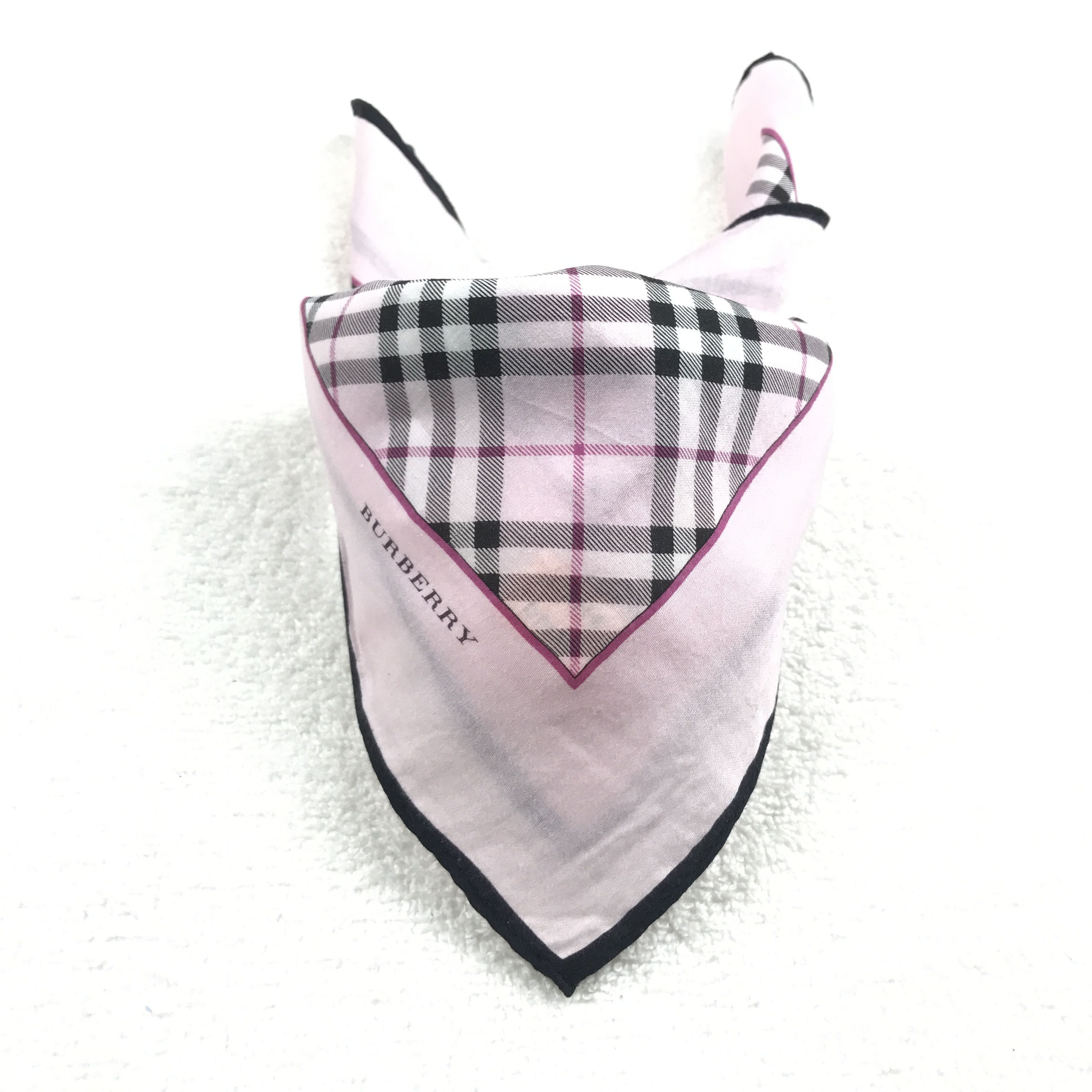 Burberry × Vintage Vintage Burberry Bandana Neckerchief Handkerchief Size ONE SIZE - 4 Thumbnail