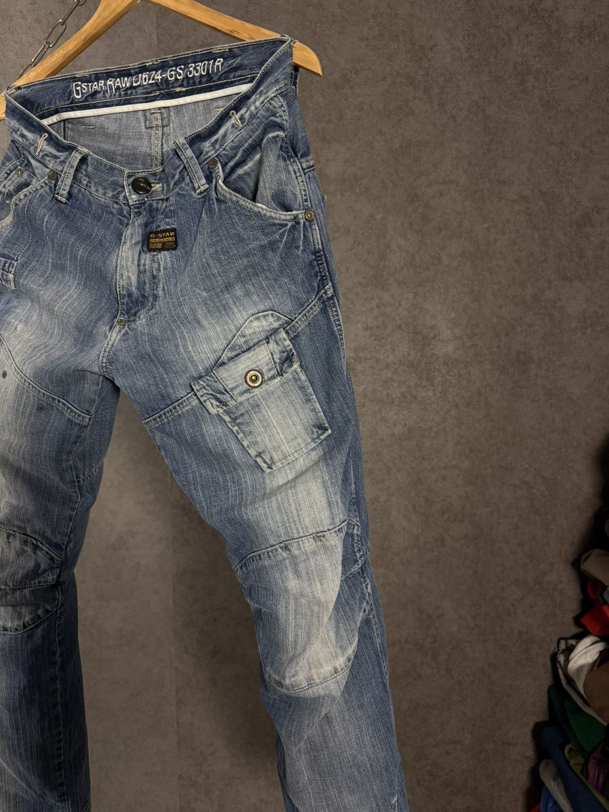 G-Star G Star Raw vintage designer biker jeans Size US 32 / EU 48 - 2 Thumbnail