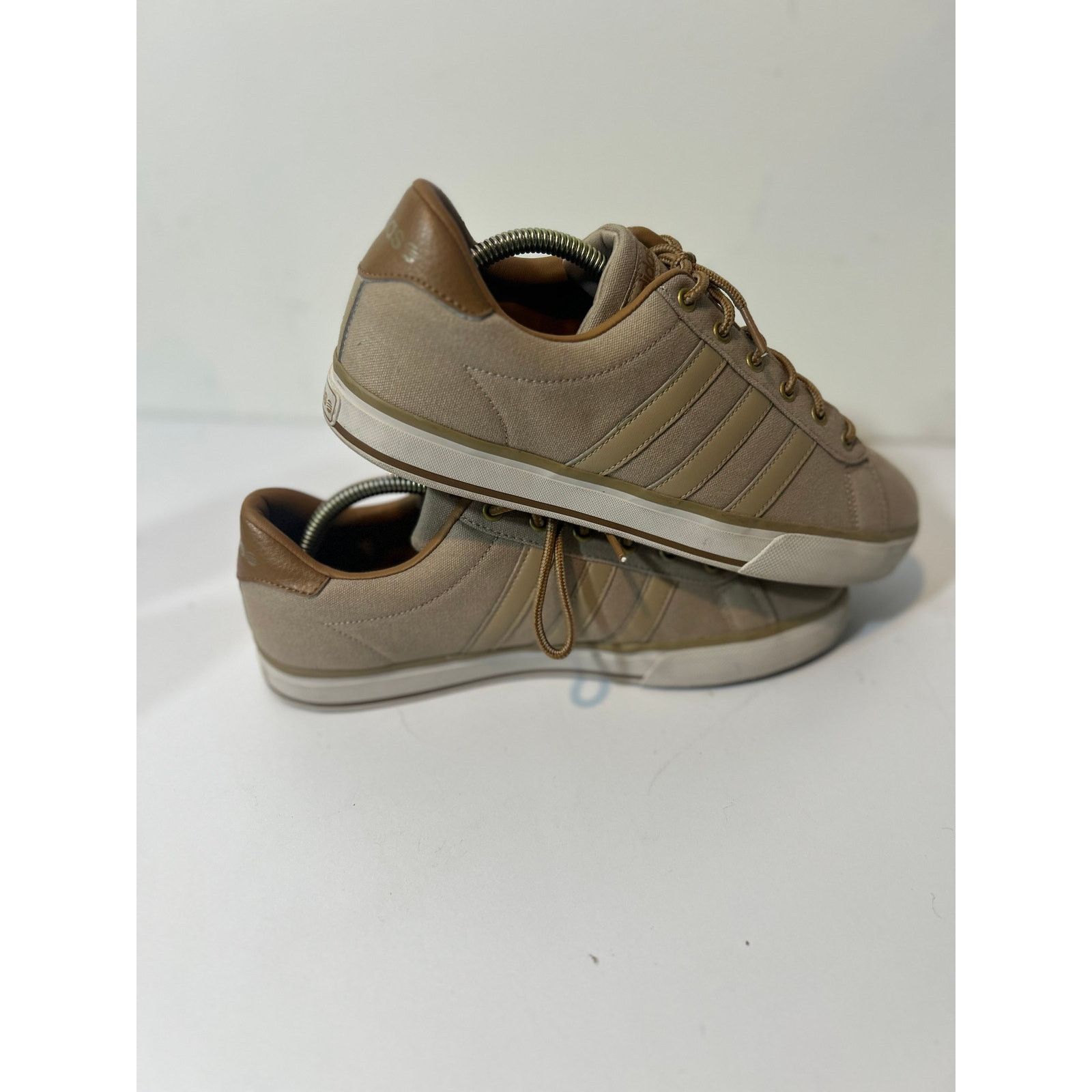 Adidas Adidas NEO Label Daily Vulc Sneakers Mens 10 Shoes Beige Size US 10 / EU 43 - 5 Thumbnail