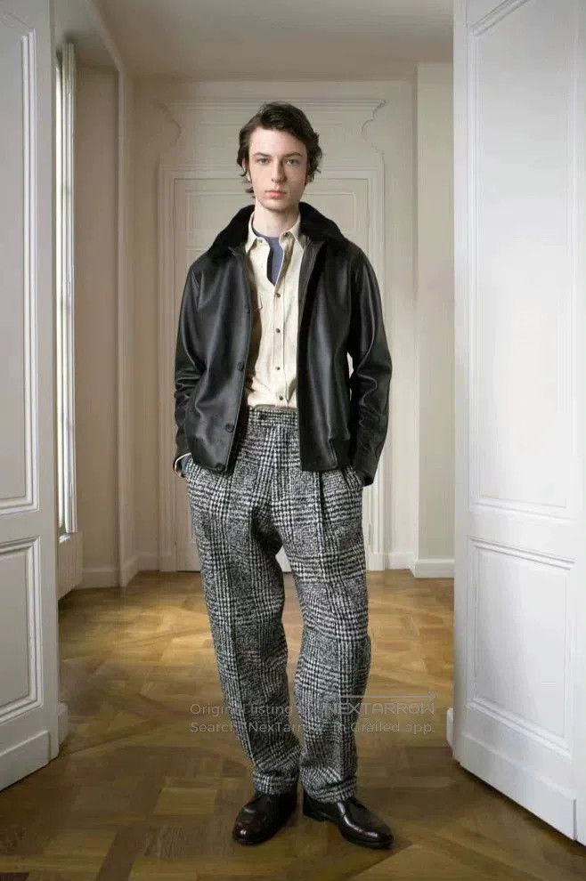 Editions M.R Men's Wool Coat with Check Pattern. Size US M / EU 48-50 / 2 - 9 Thumbnail