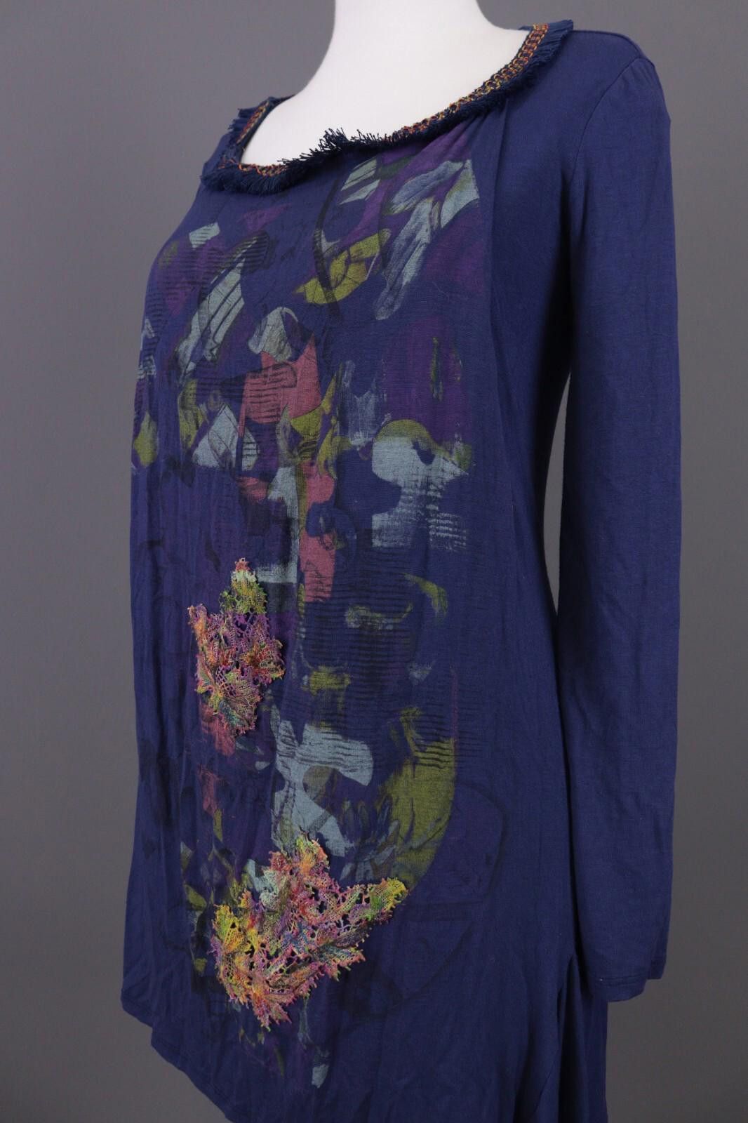 Designer Save The Queen Blue Abstract Summer Dress Size S Size S / US 4 / IT 40 - 8 Thumbnail