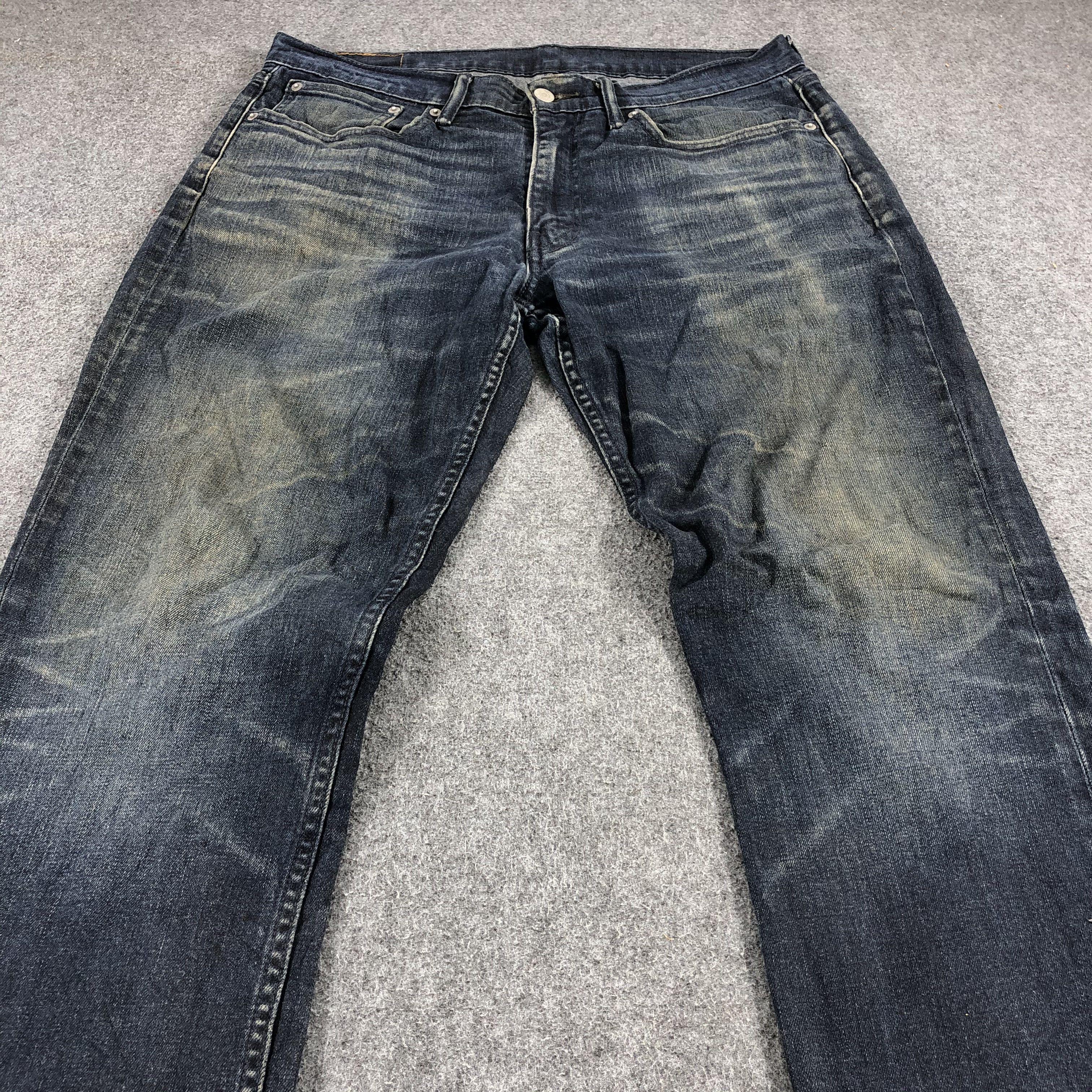 Levi's Rusty Vintage Levis 514 Jeans Distressed Denim-J1085 Size US 35 - 3 Thumbnail