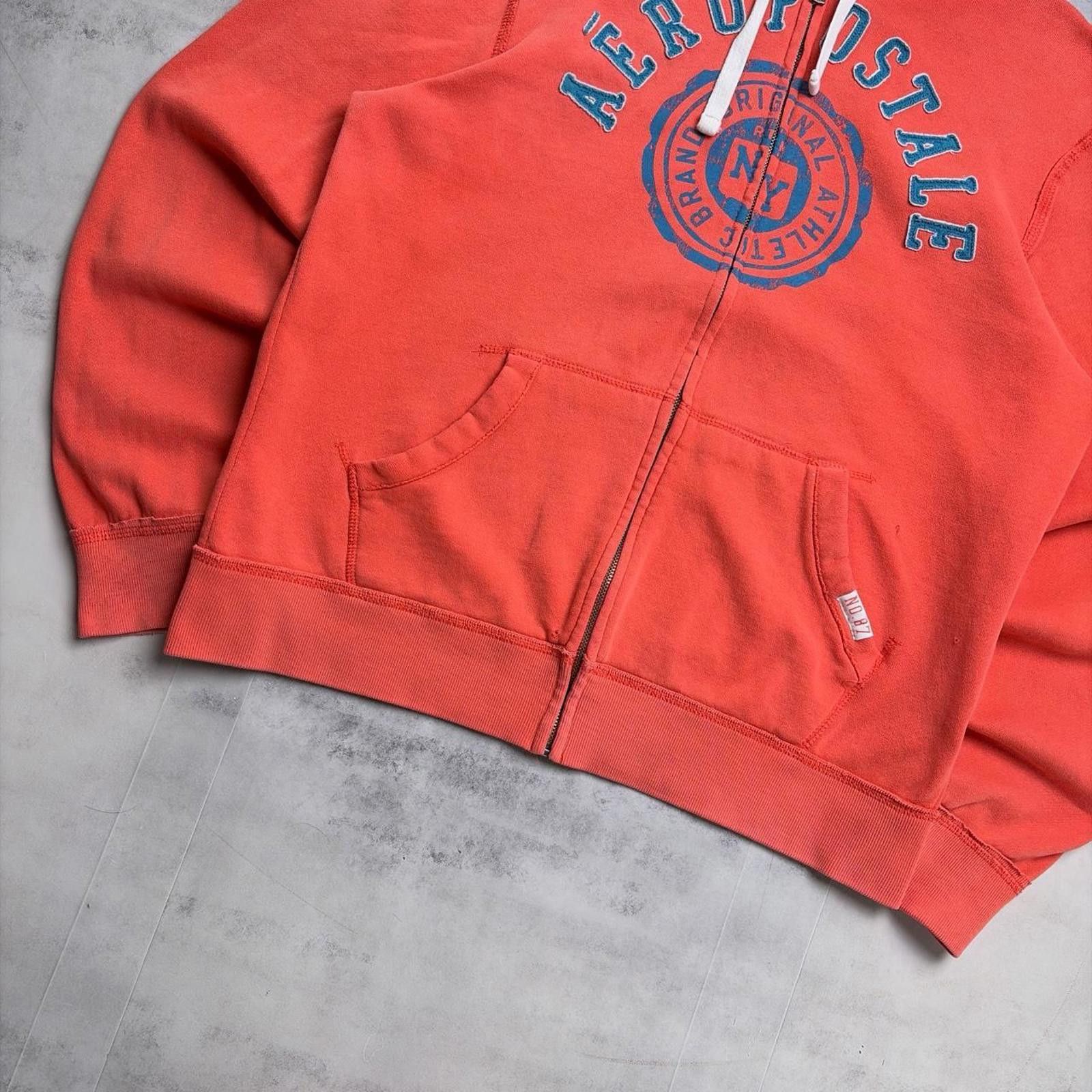 Aeropostale Y2K Pink Aeropostale Grunge Skater Thermal Zip Up Hoodie Size M / US 6-8 / IT 42-44 - 3 Thumbnail
