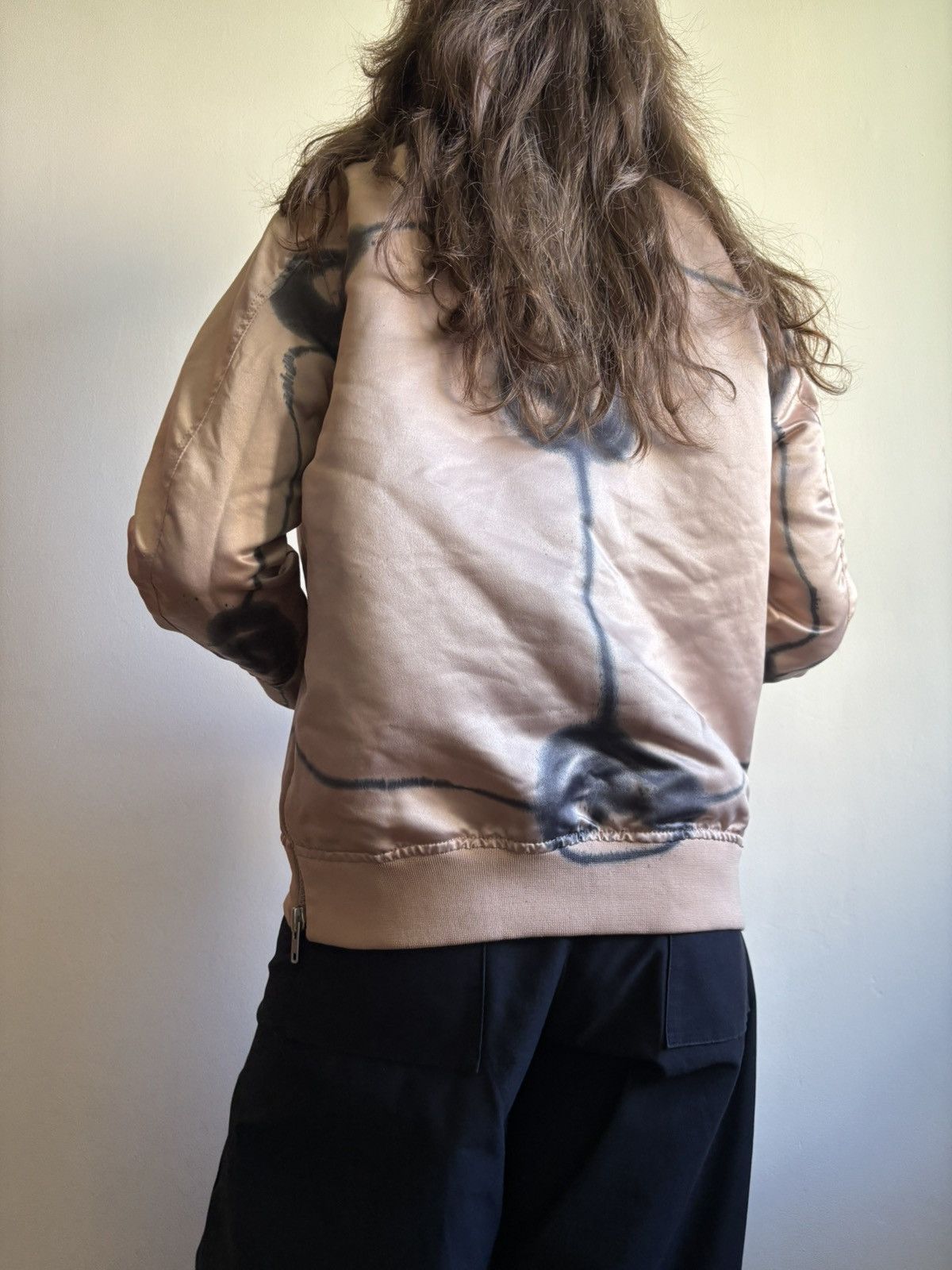 Carin Wester × Designer Carin Wester vintage bomber jacket graffiti y2k Scandinavian Size XS / US 0-2 / IT 36-38 - 7 Thumbnail