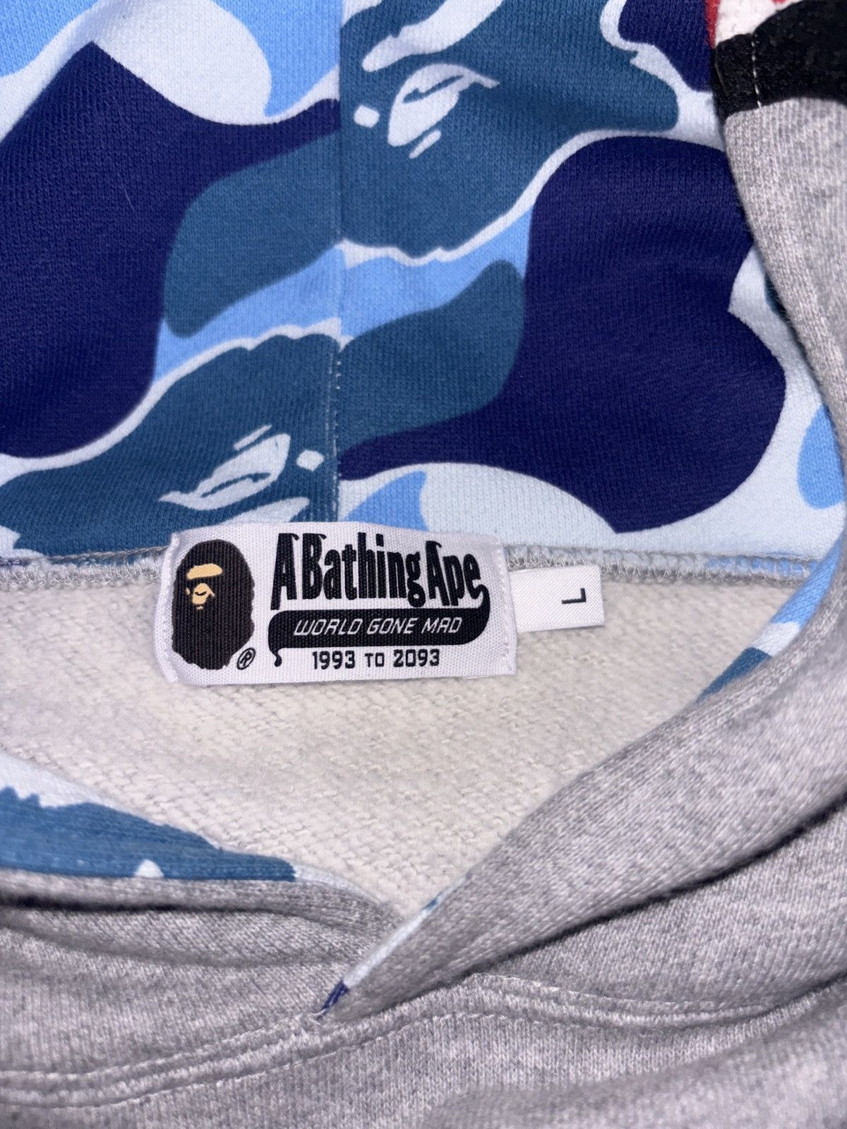 Bape Bape ABC Camo Shark Pullover Hoodie Size US L / EU 52-54 / 3 - 7 Thumbnail