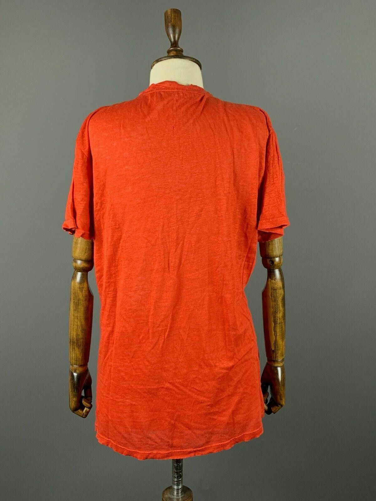 Iro Iro Paris Orange Short Sleeve 100% Oversized T-Shirt Size L Size L / US 10 / IT 46 - 5 Thumbnail