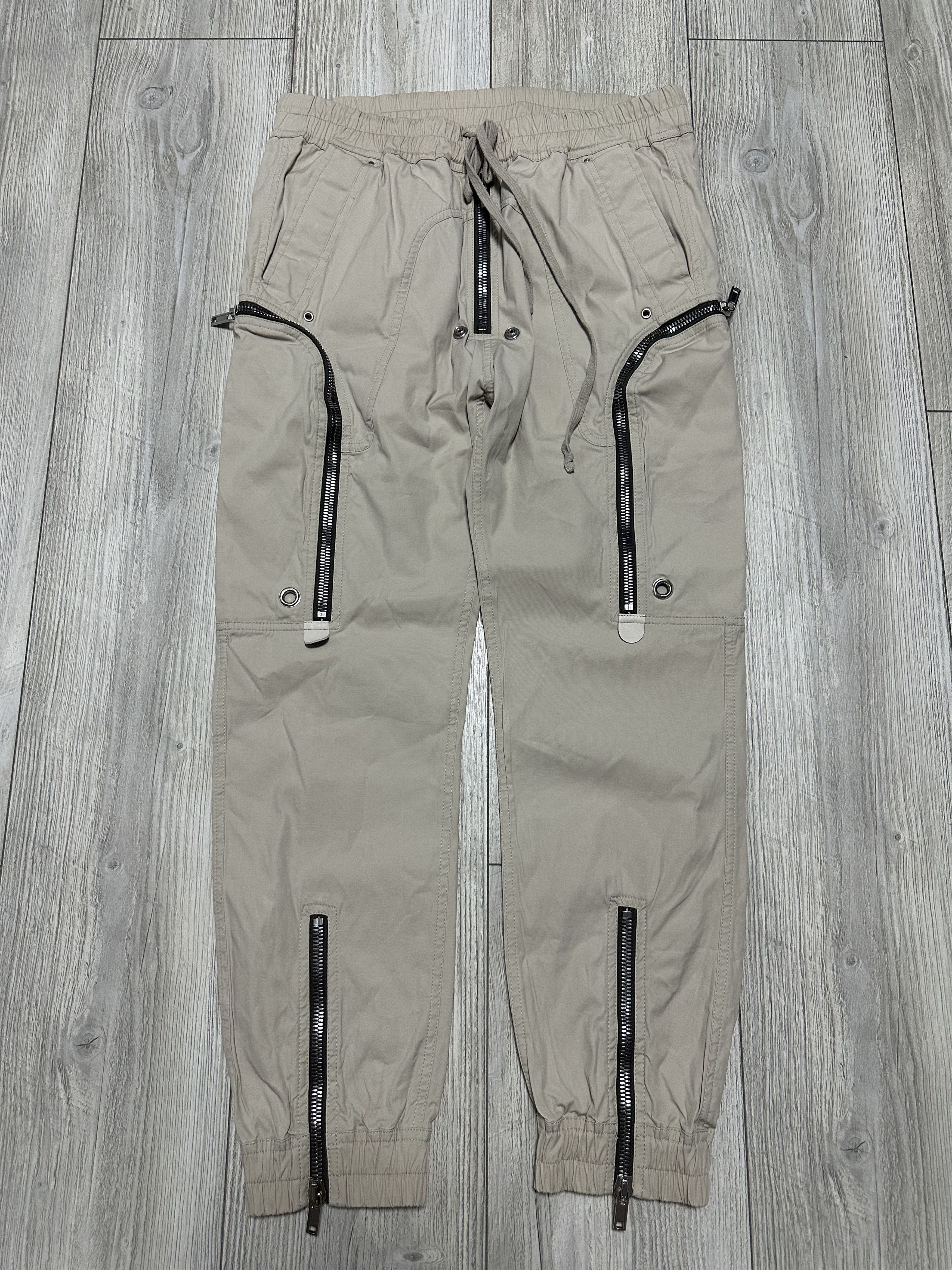 Rick Owens Rick Owens Bauhaus Tapered Drawstring Cargo Trousers Jogger Size US 34 / EU 50 - 1 Thumbnail